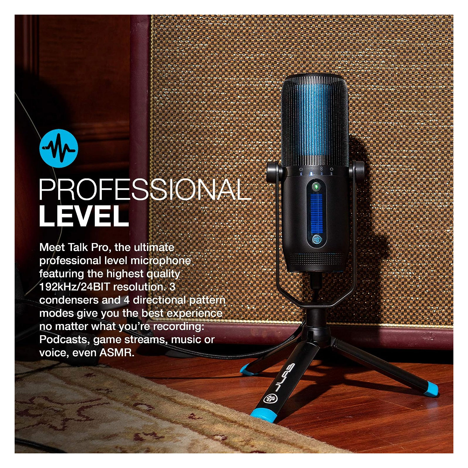 JLab TALK PRO Microphone USB-Mikrofon 