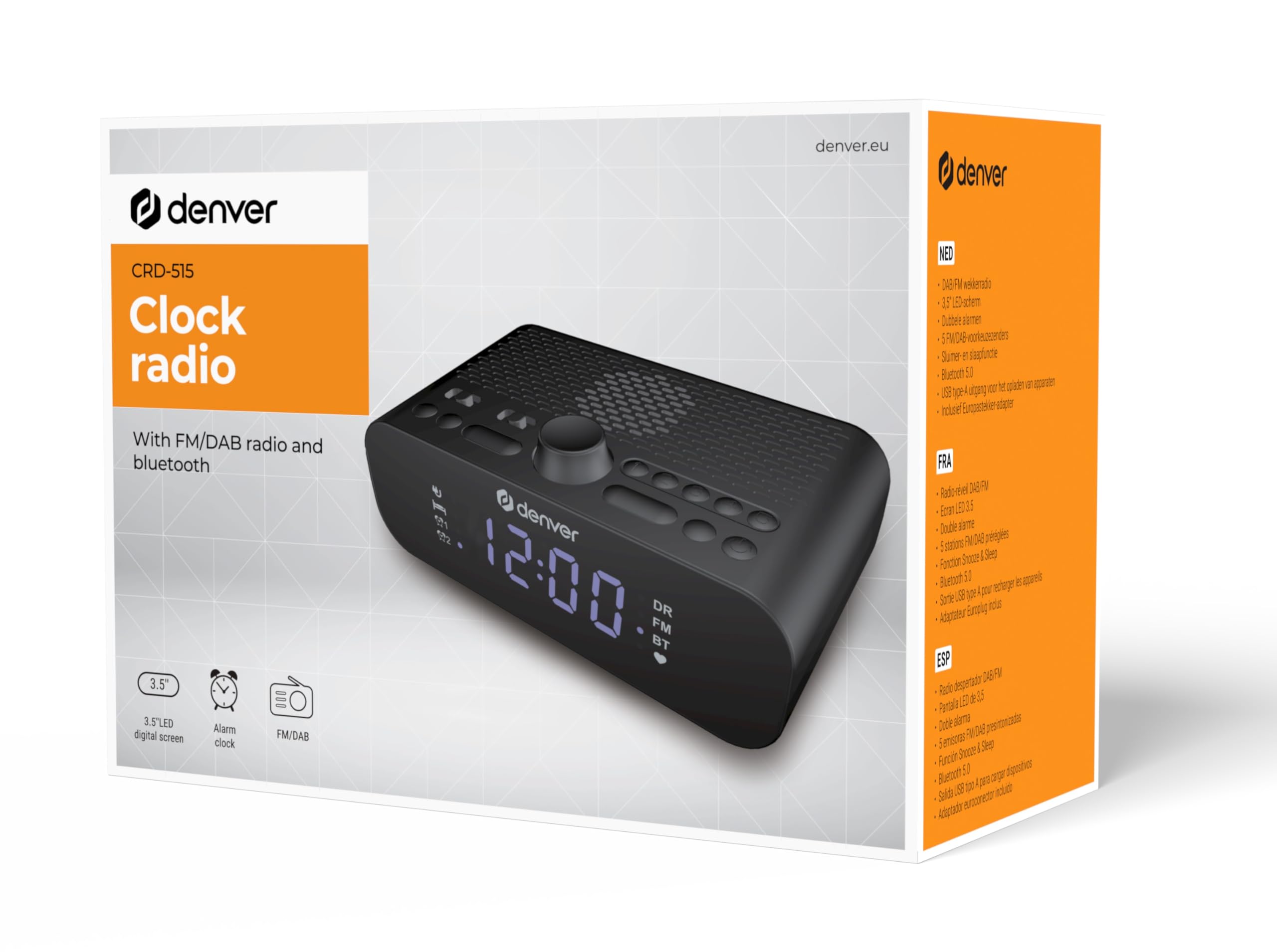 DENVER CRD-515 DAB+-Radiowecker
