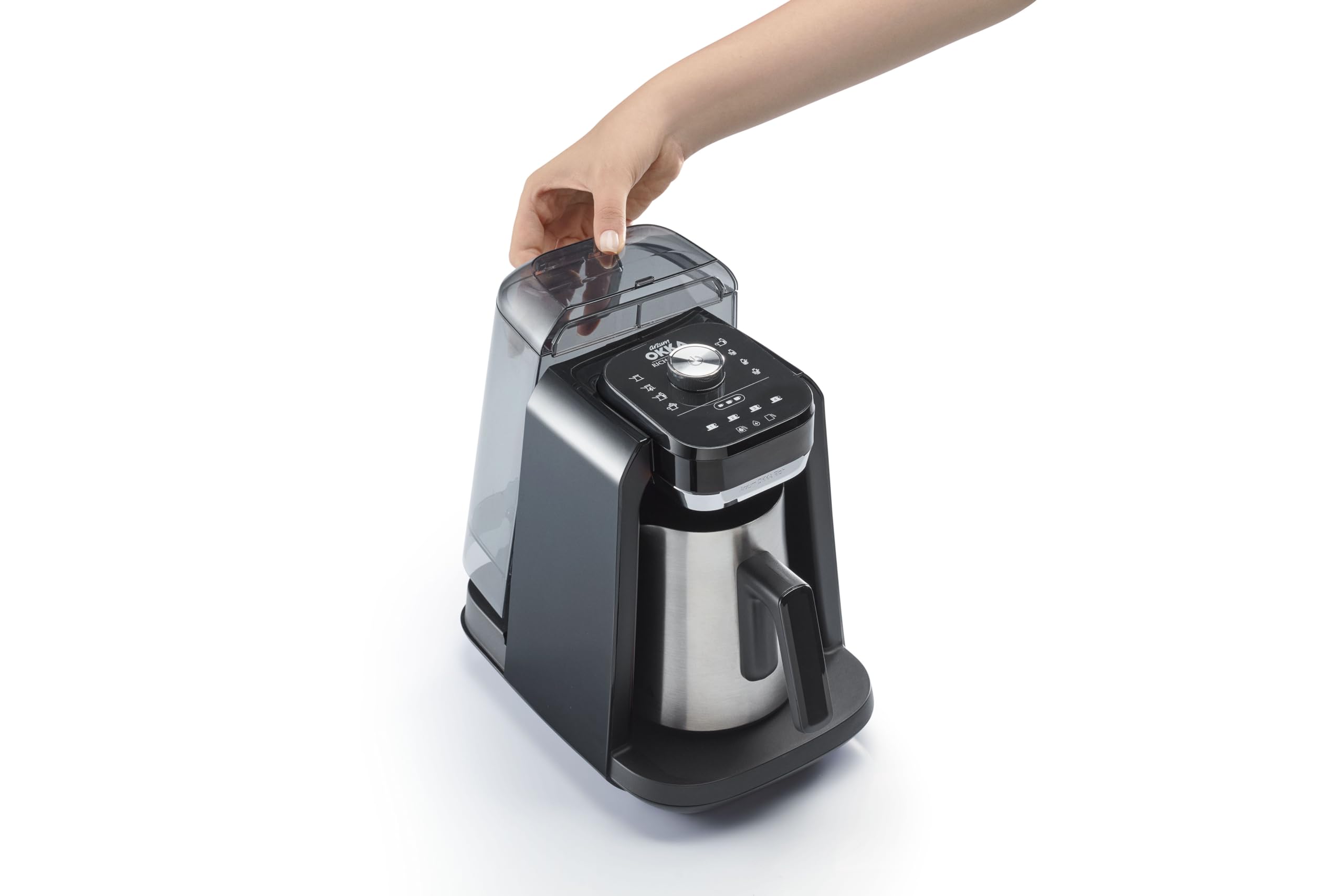 Arzum OK0038-0500 Rich Pro Plus Kaffeemaschine Chrome