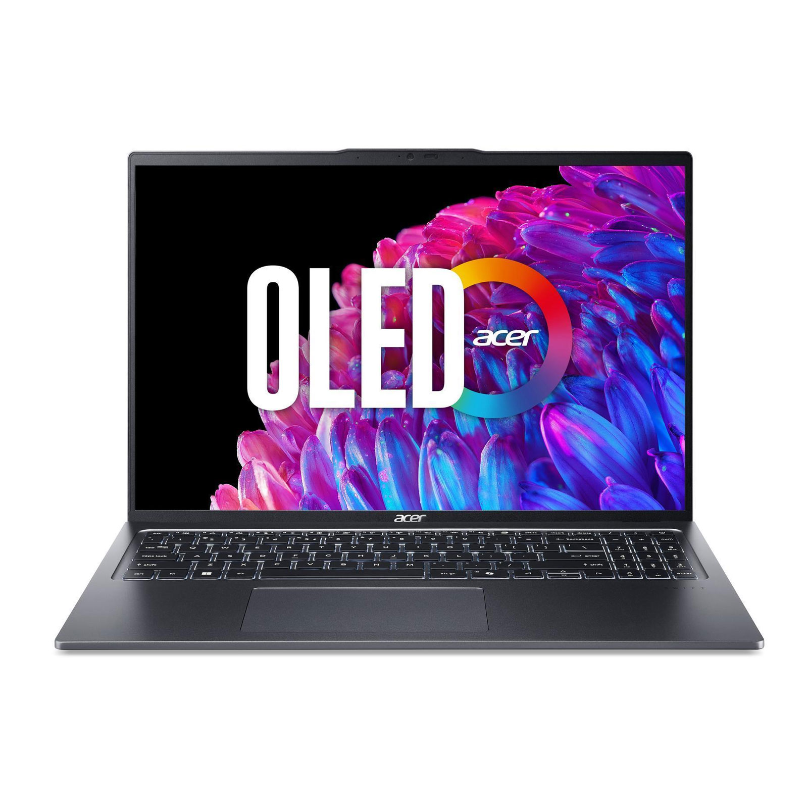 ACER Swift Go OLED (SFG16-72-5196), Copilot+, 16,3 Zoll, 3.2K, Intel Core i5-125U Ultra, 16GB, 512GB (Steel Gray, 120 Hz)