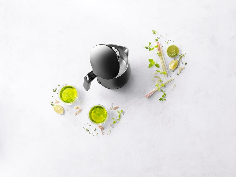 ZWILLING ENFINIGY Wasserkocher mit Edelstahl-Kalkfilter & Überhitzungsschutz