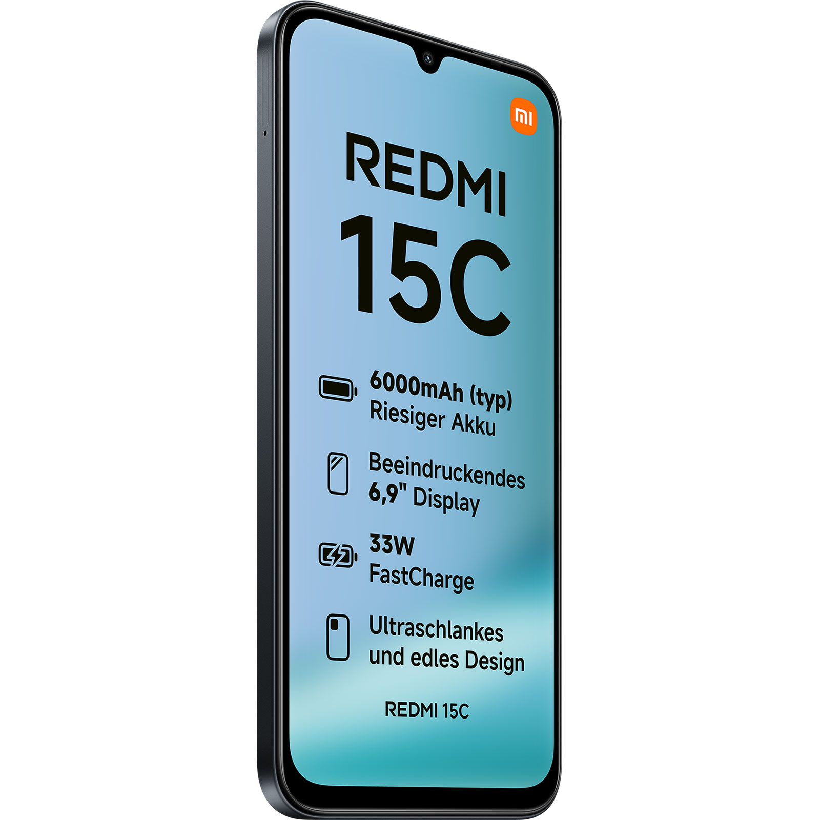 Xiaomi Redmi 15C 4G 4GB+128GB Midnight Gray Smartphone