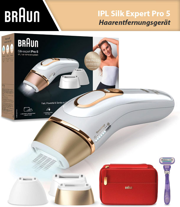 Braun IPL Silk Expert Pro 5 Haarentfernungsgerät PL5267 