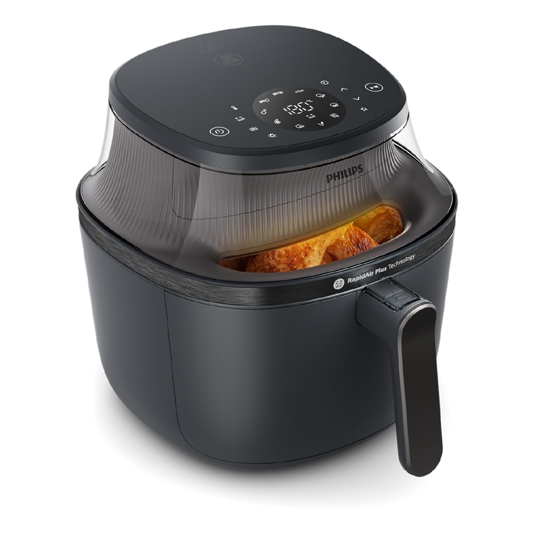 Philips Airfryer 3000 Series – Premium 6.2 L Heißluftfritteuse mit Sichtfenster