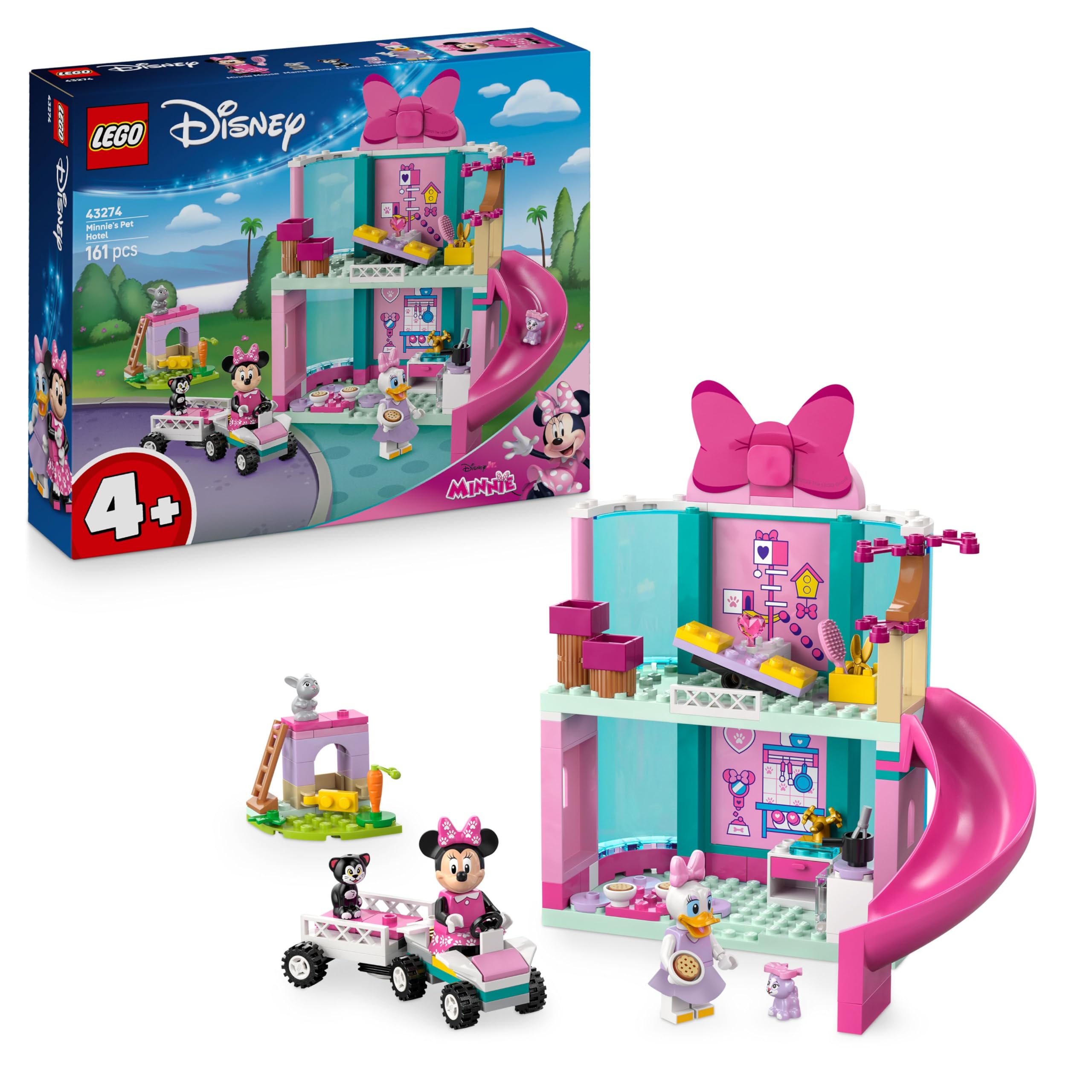 LEGO ǀ Disney Minnies Tierhotel – Spielset zu Micky Maus Wunderhaus 43274