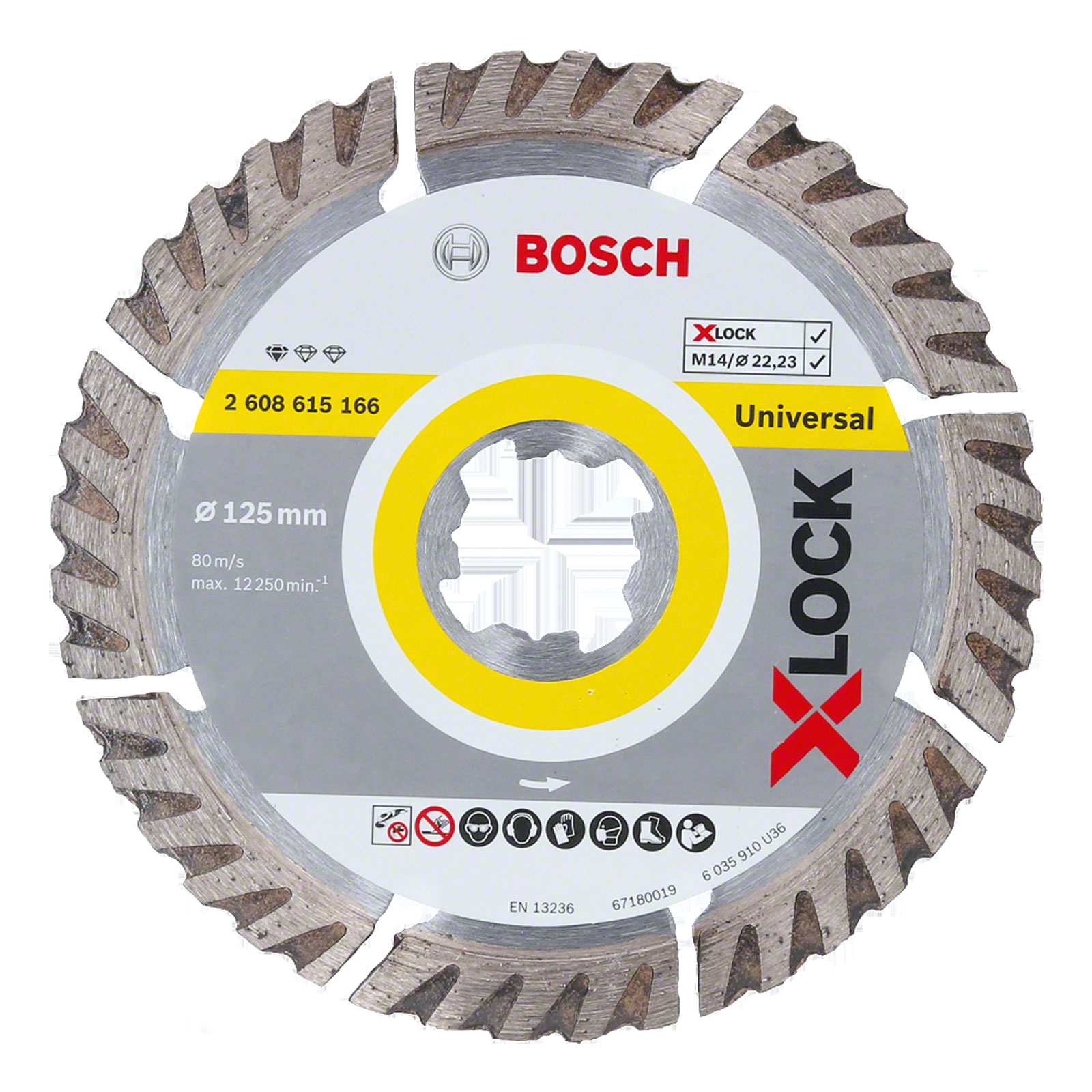 Bosch Professional Diamanttrennscheibe 125mm 2 tlg.
