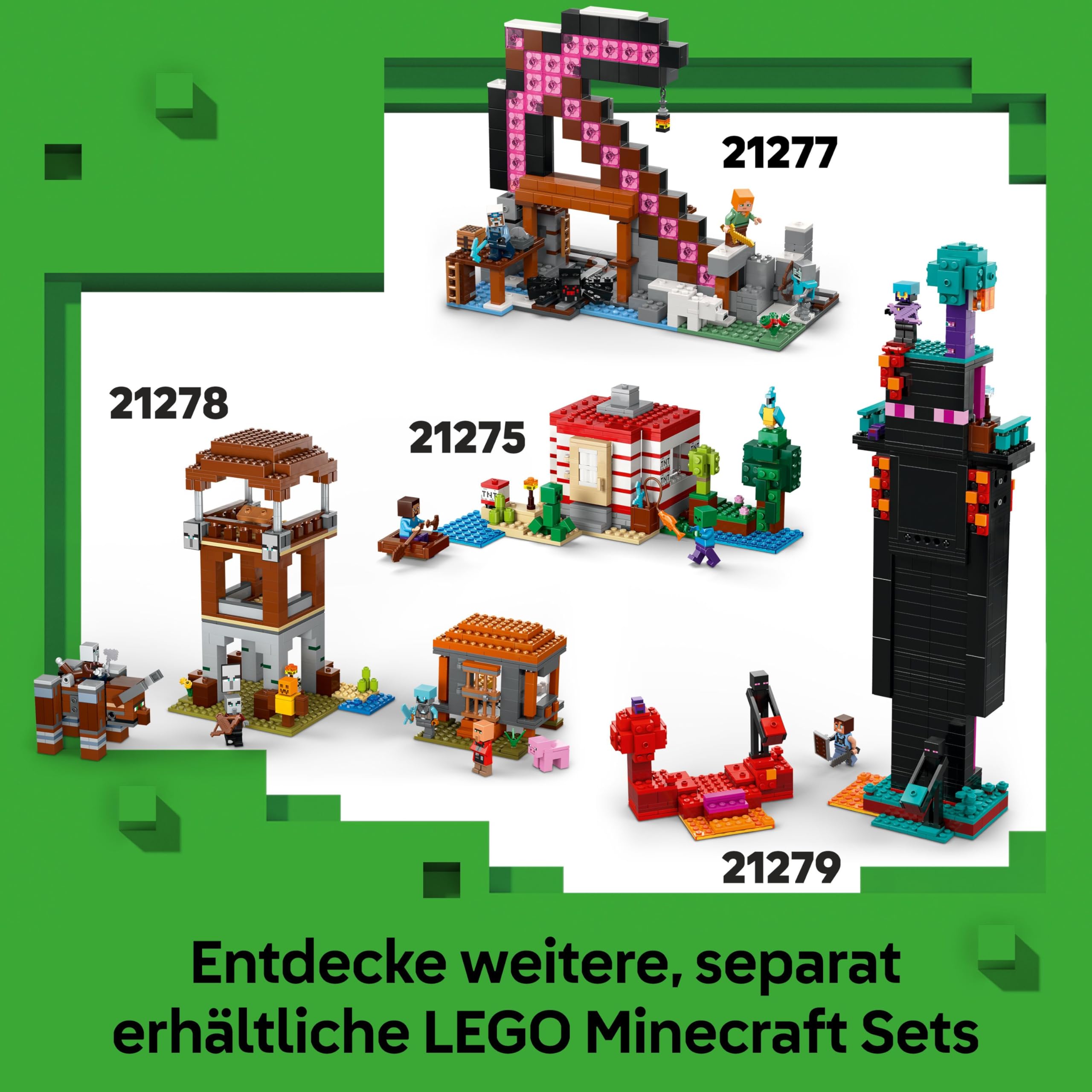LEGO Minecraft Begegnung mit dem Wächter 21274