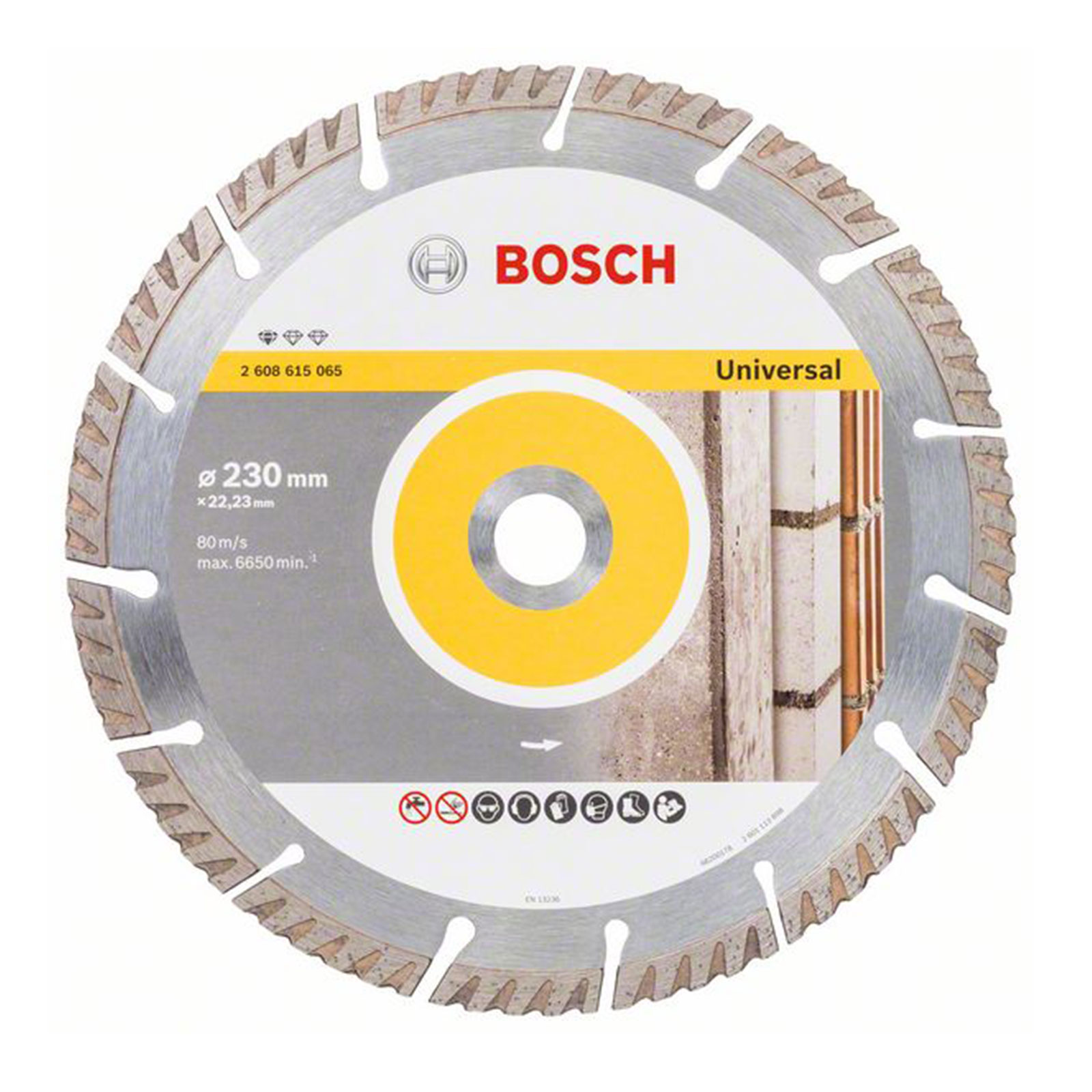 Bosch Professional Diamant-Trennscheibe 125x22,23 Stnd. f. Univ._Speed Diamant-TS