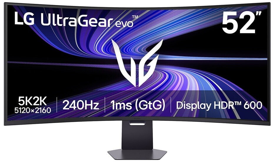 LG UltraGear evo 52G930B-B.AEU Gaming Monitor 52" 5K2K 240 Hz