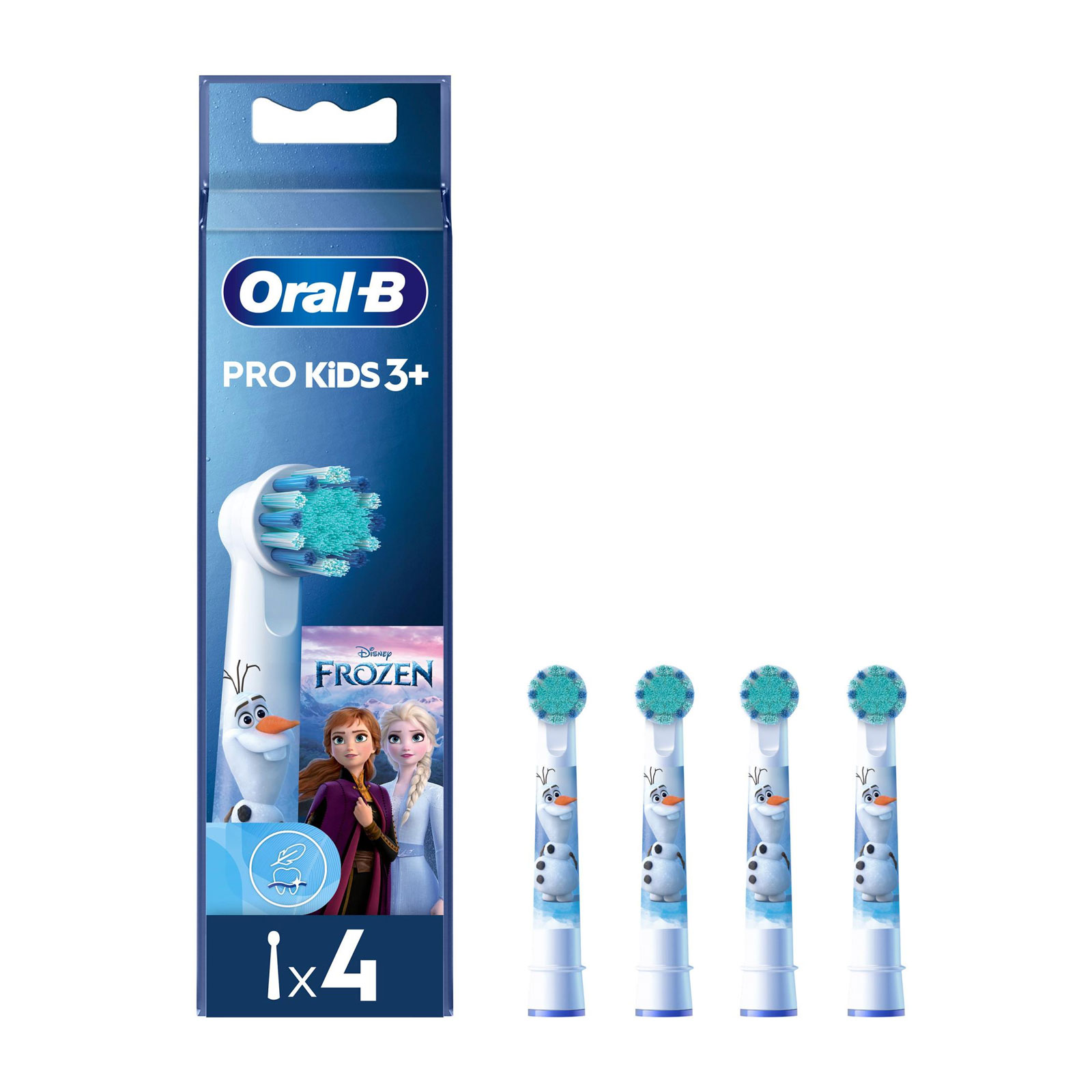 Oral-B Aufsteckbürsten Pro Kids Frozen/Spiderman Aufsteckbürsten, 4 Stück