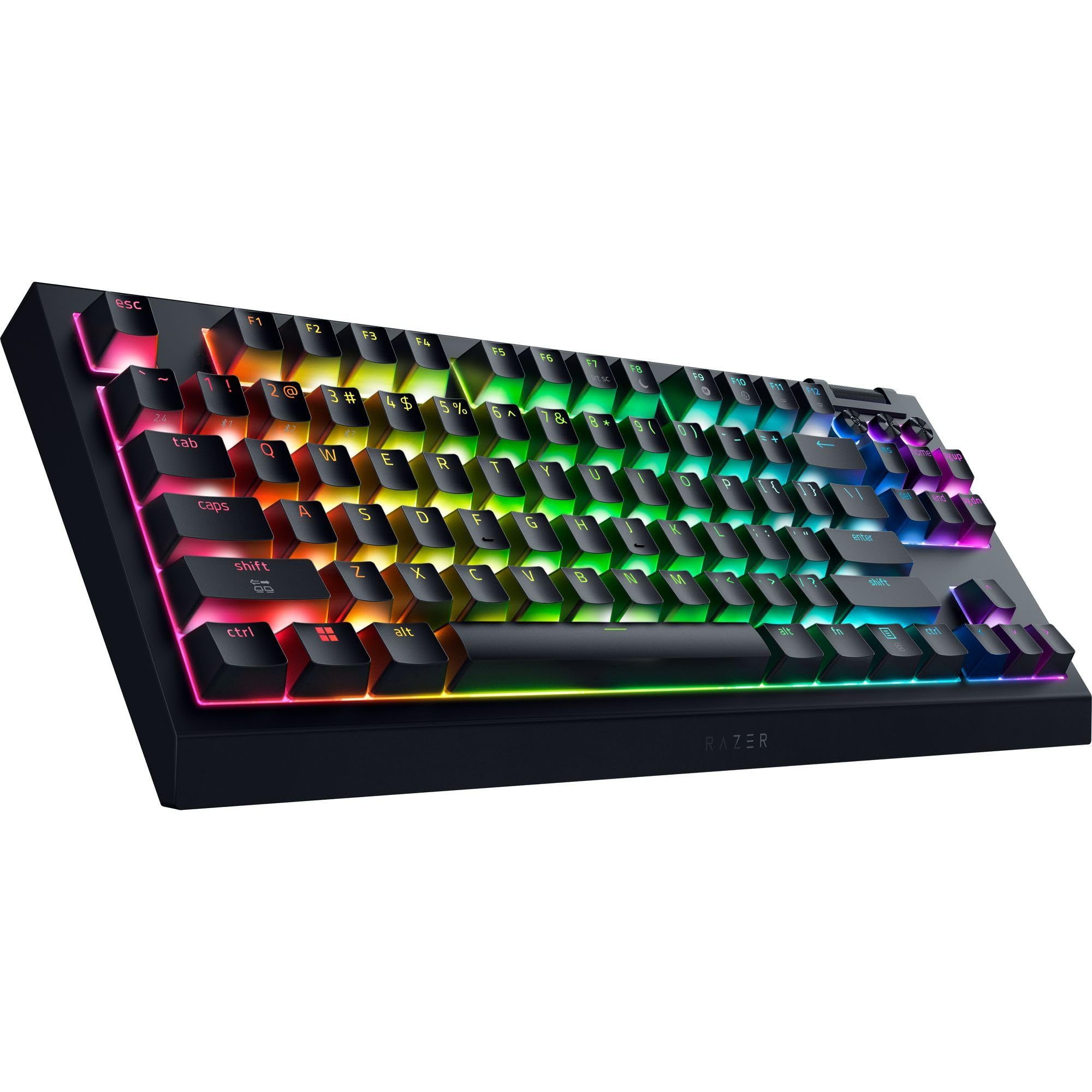 Razer BlackWidow V4 Tenkeyless HyperSpeed, Orange Tactile Switch Gaming-Tastatur