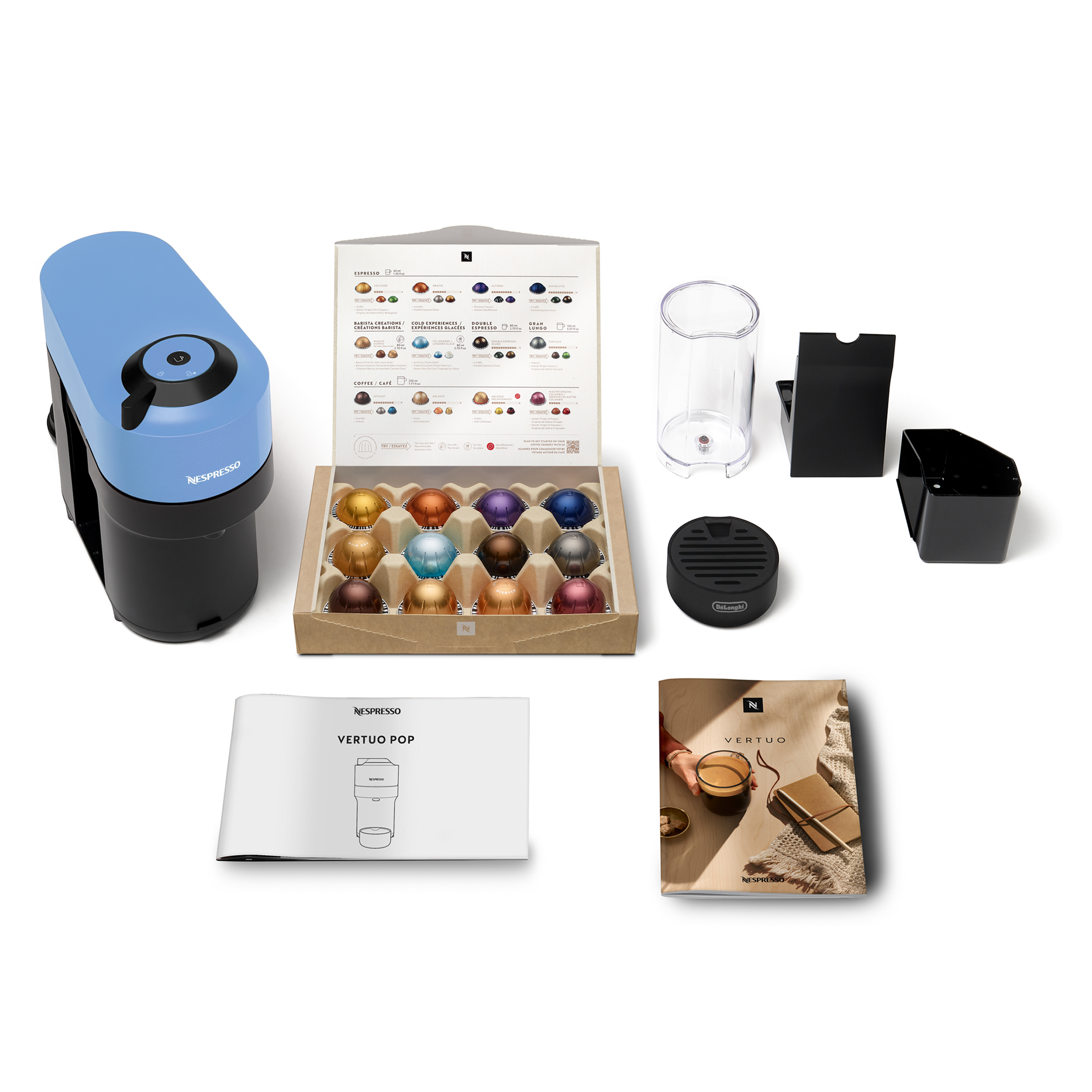 De'Longhi ENV90.A Nespresso Vertuo Pop schwarz/blau