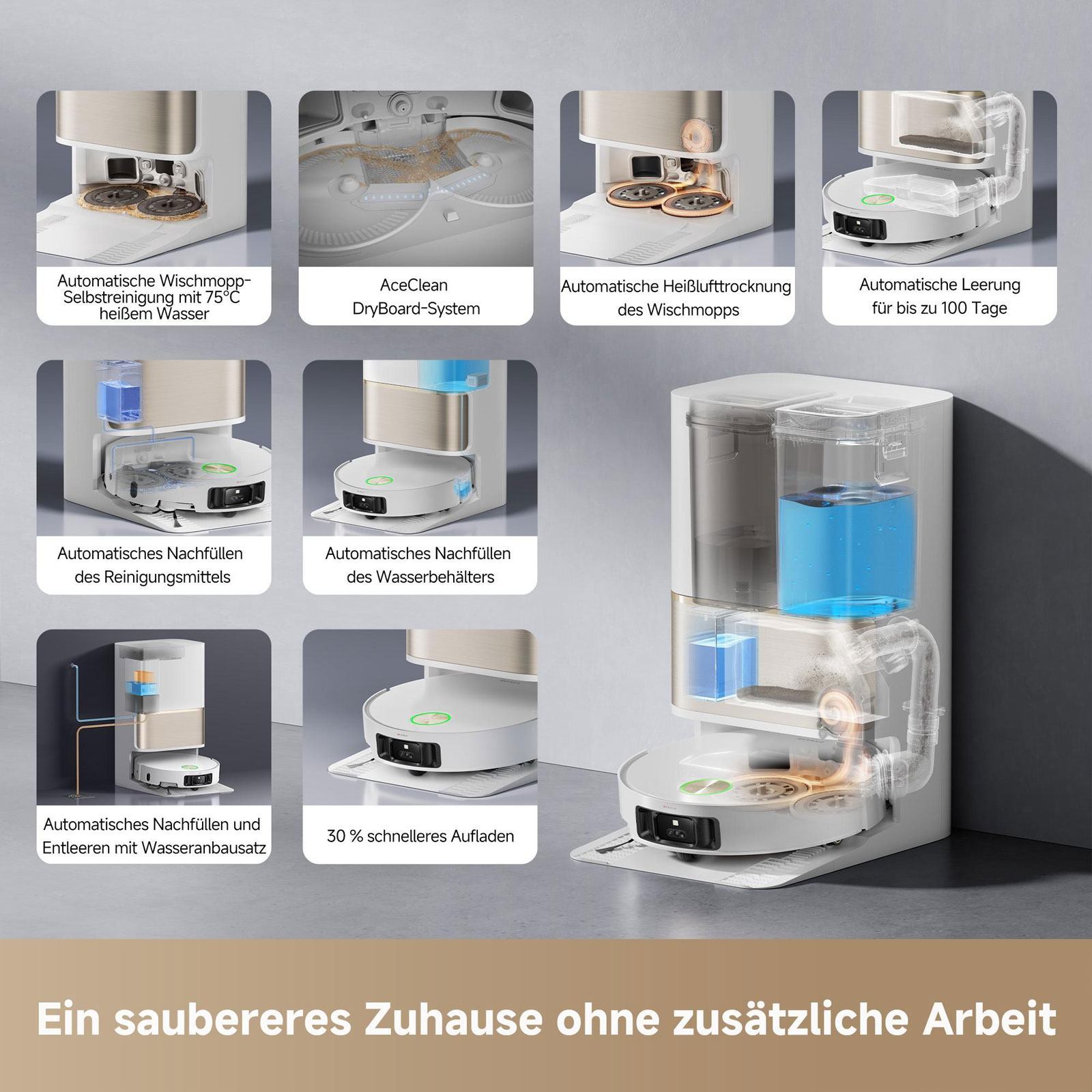 Dreame L50 Pro Ultra Saugroboter mit Wischfunktion