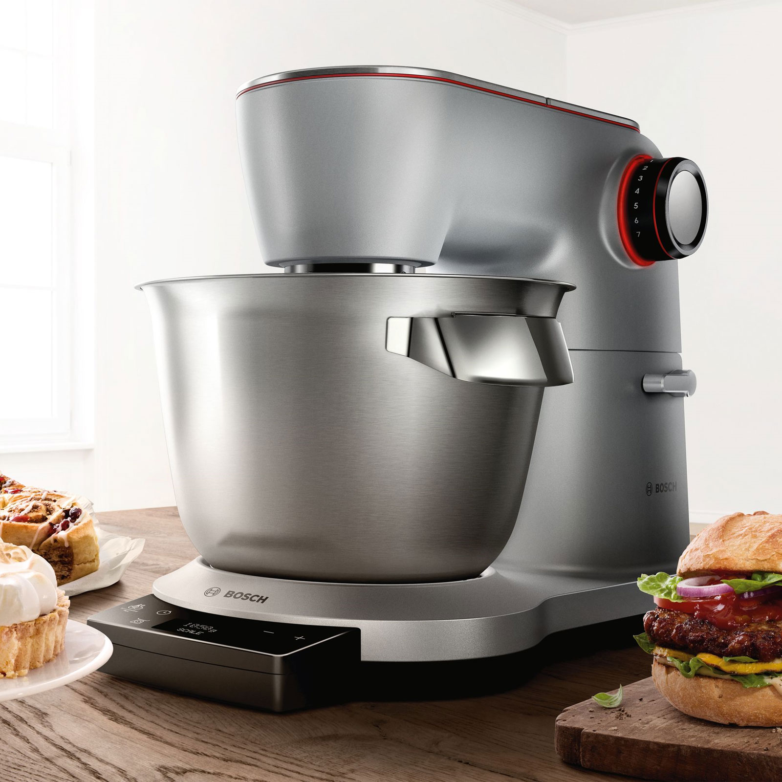 Bosch MUM9BX5S65/02 OptiMUM Series 8 Küchenmaschine mit Waage