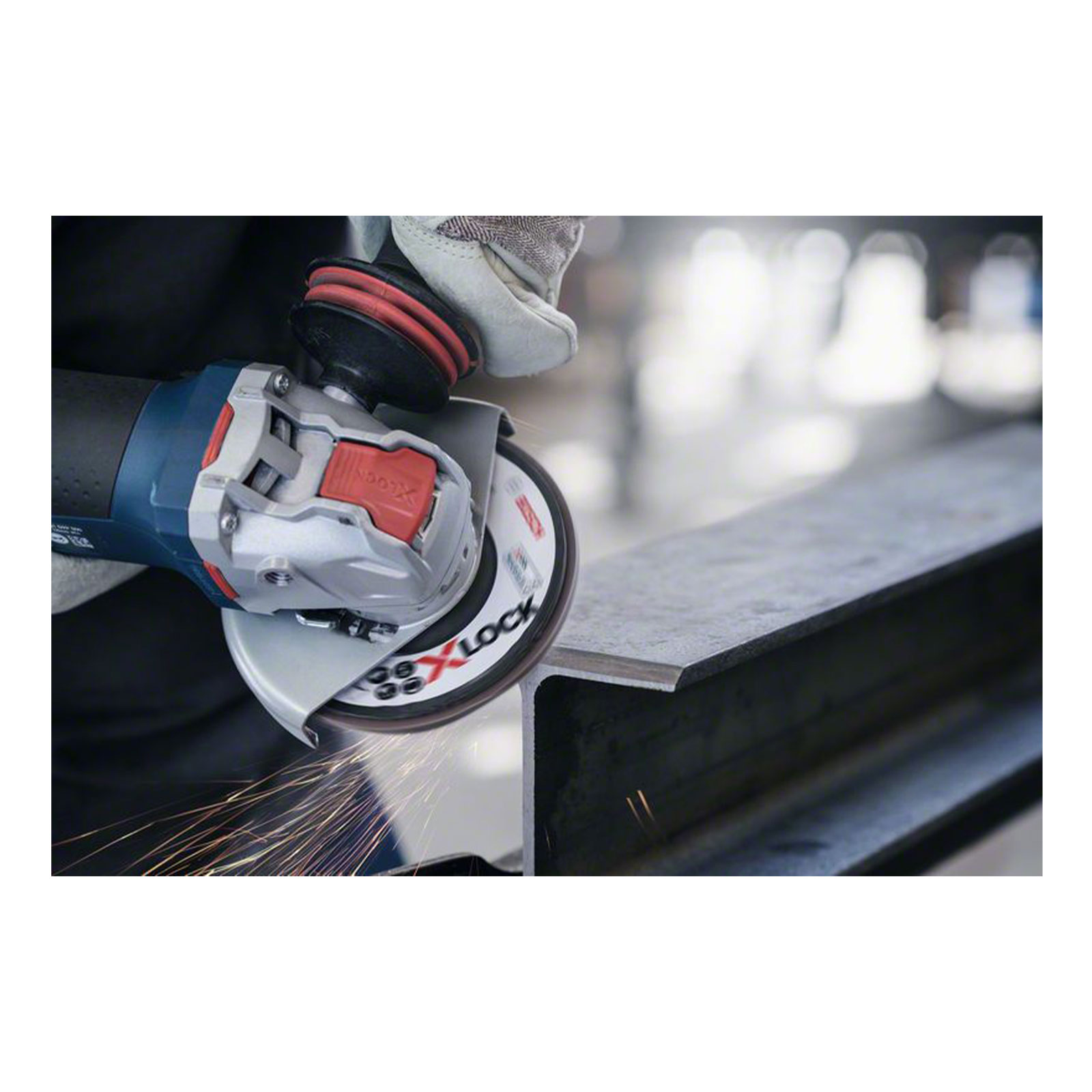 Bosch Professional X-LOCK Faecherschleifscheibe, X571, Best for Metal, gewinkelt,  125 mm, G 80, 1St