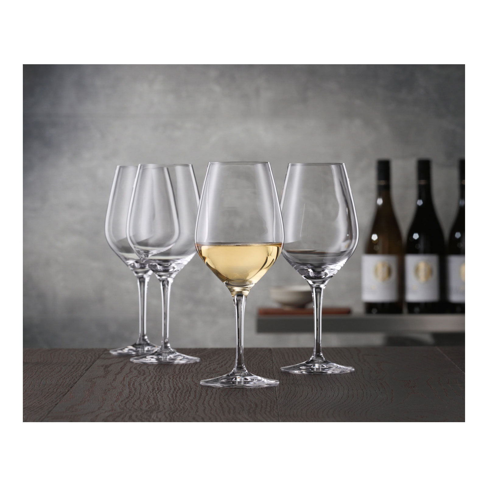 Spiegelau Weinglas, Bleifreies Kristallglas Made in Germany, Weißweinglas, 4 Stück