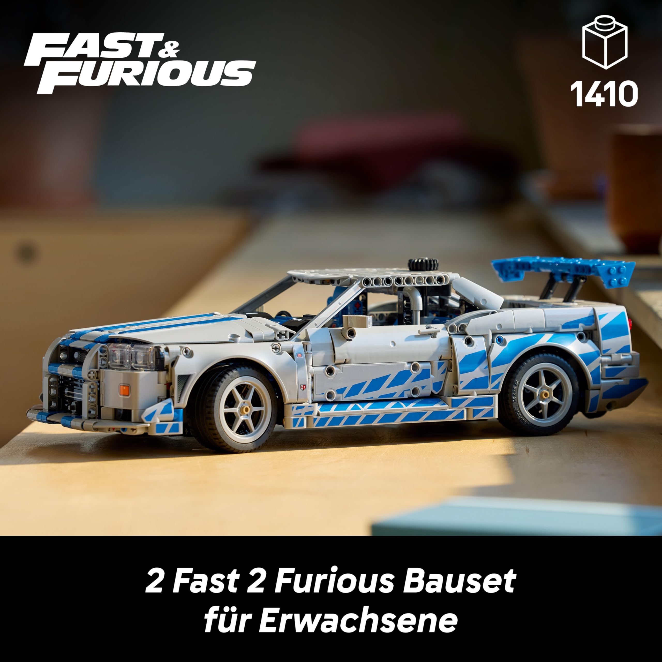 LEGO Technic 2 Fast 2 Furious Nissan Skyline GT-R R34 Automodell-Bauset 42210
