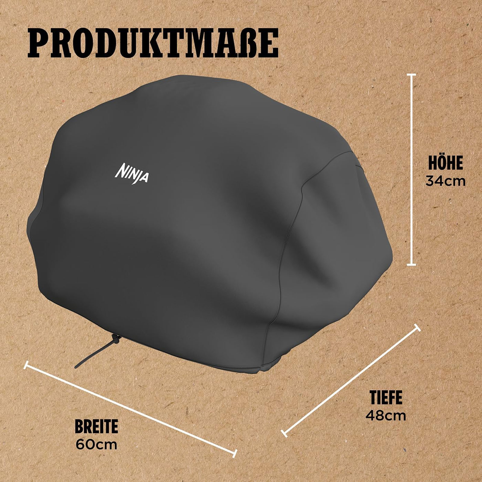 Ninja Woodfire Grillabdeckung (kompatibel mit Ninja Woodfire OG701DE/EU) Ninja Woodfire Grillabdeckung (kompatibel mit Ninja Woodfire OG701DE/EU)
