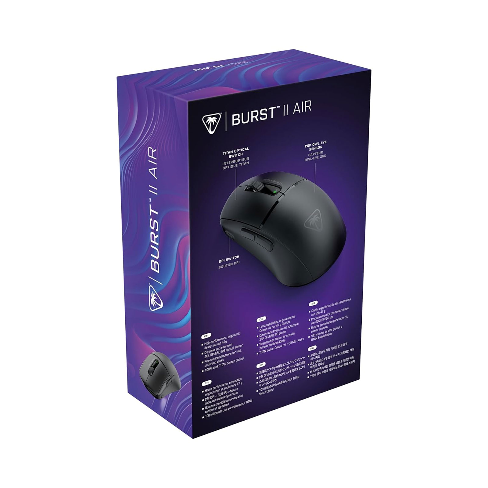 TB Mouse Burst II Air Black