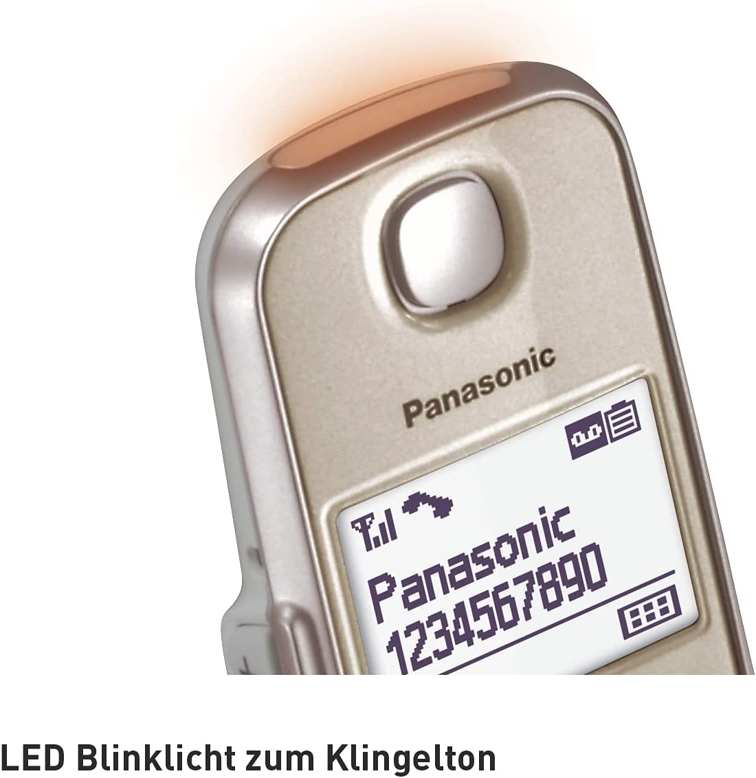 Panasonic KX-TGE260GN champagner Schnurloses-Telefon