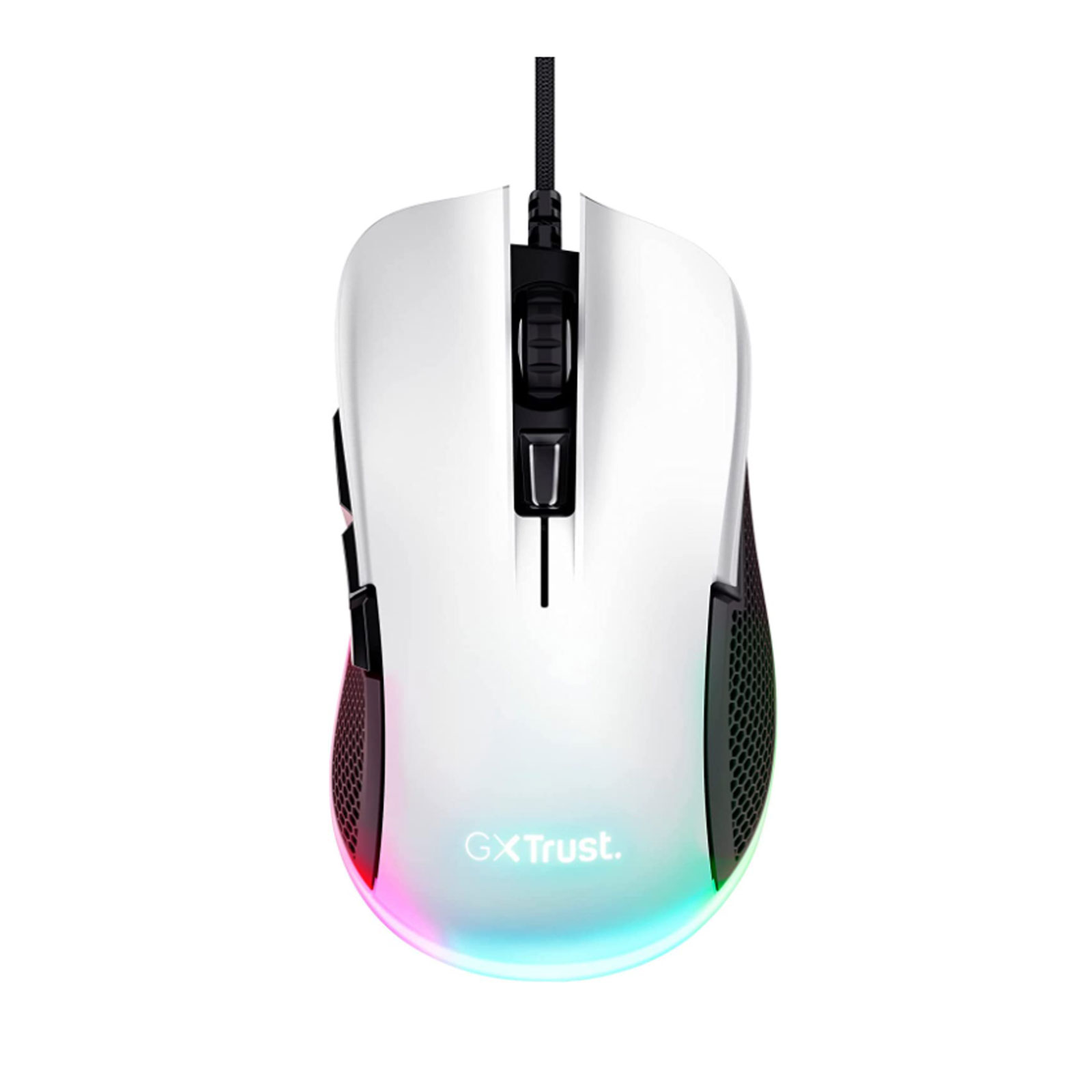 TRUST GXT 922 YBAR Gaming-Maus weiß