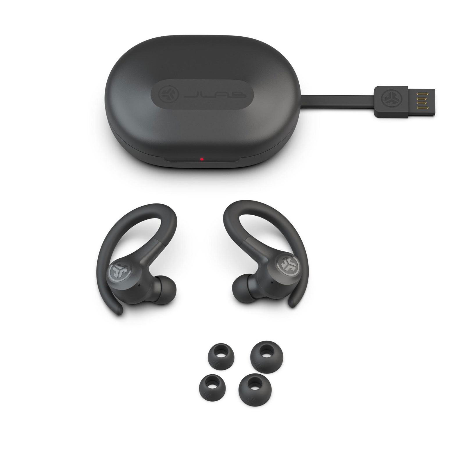 JLab GO Air Sport True Wireless  In-Ear Kopfhörer Bluetooth, 8h Akku