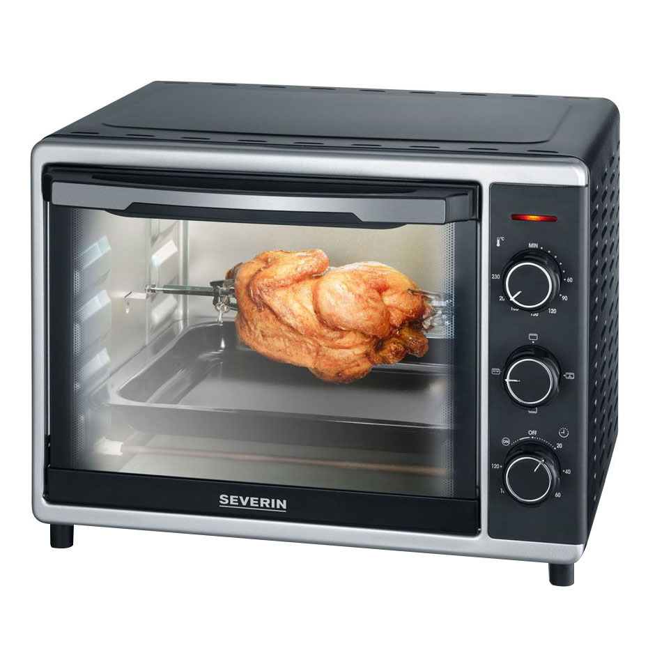 SEVERIN TO 2056 Toastofen Umluft schwarz-silber