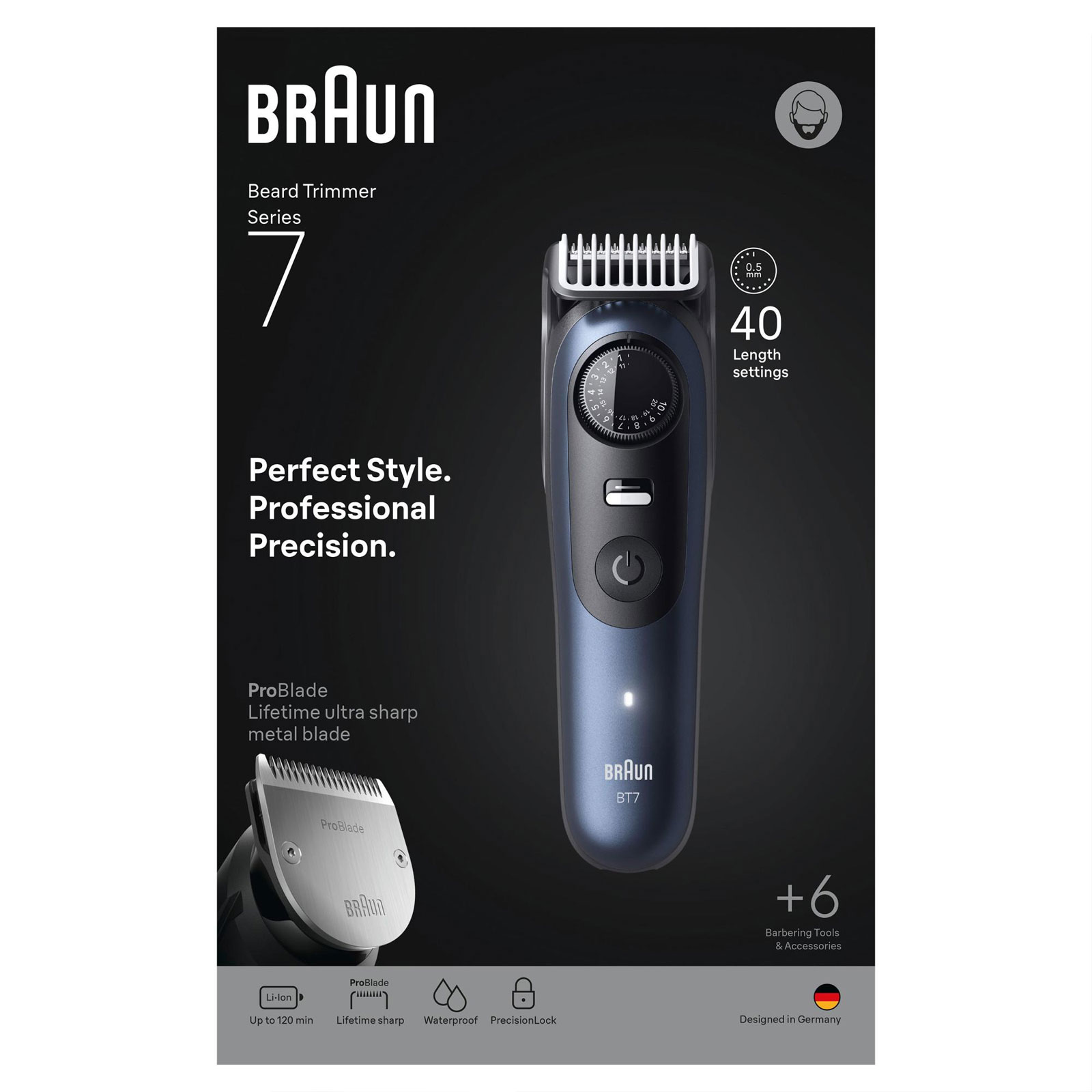 BRAUN Series 7 BT7520 Bartschneider