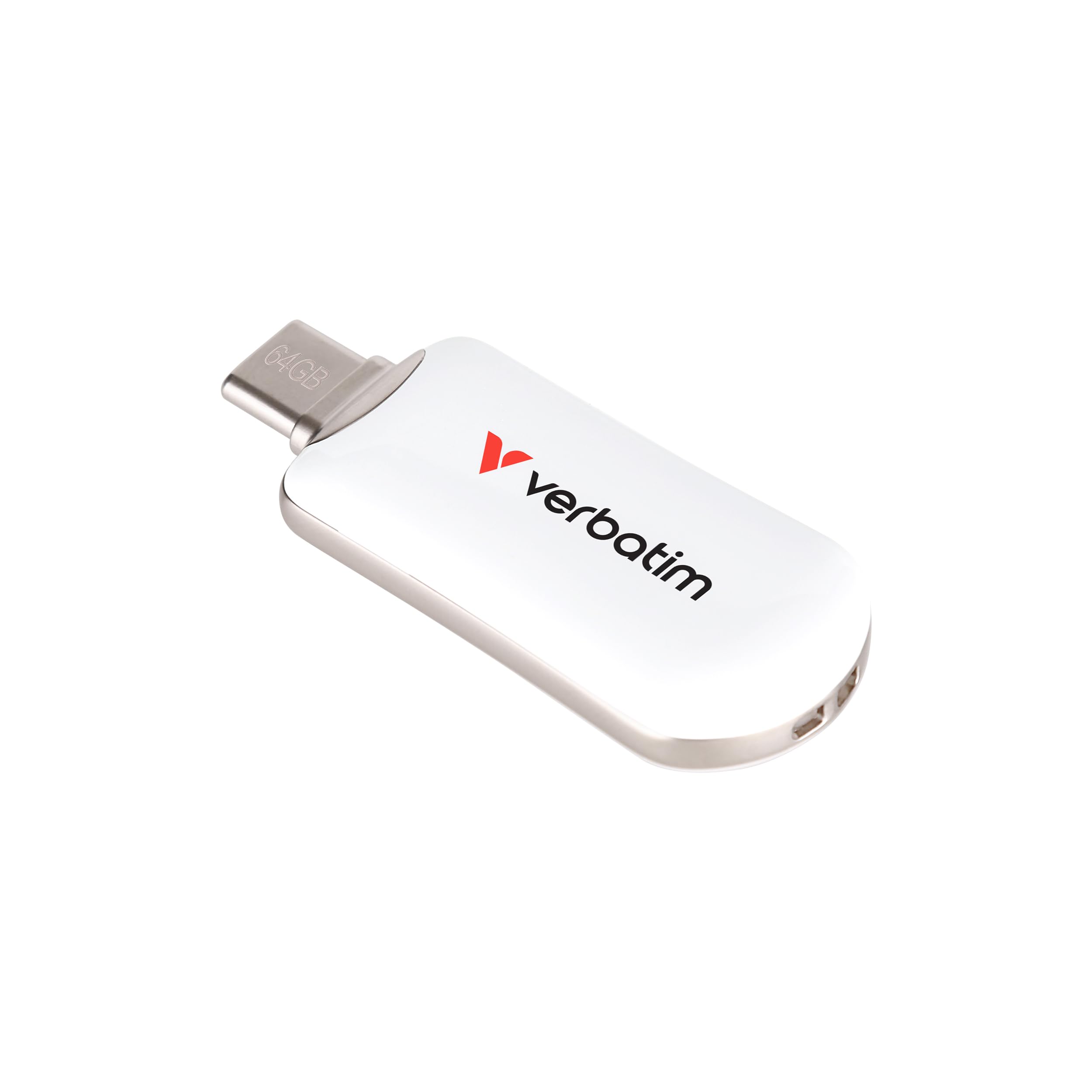 Verbatim Plectra USB-C Flash Drive White 64GB, 30228