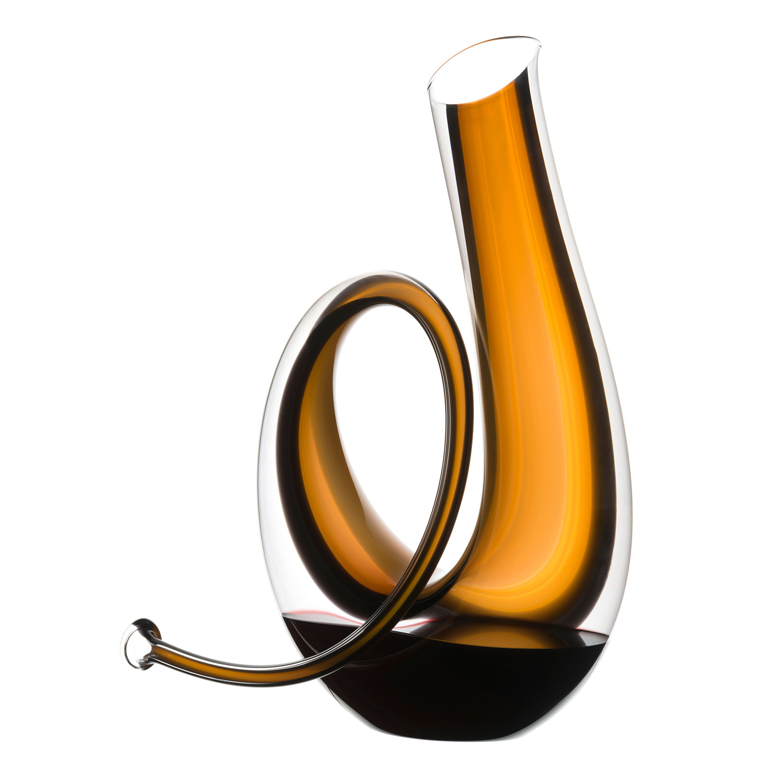 Riedel Dekanter Horn + Riedel Sommeliers Value Set Burgundy Grand Cru 2Pk inkl. Reinigungskugeln Poliertuch