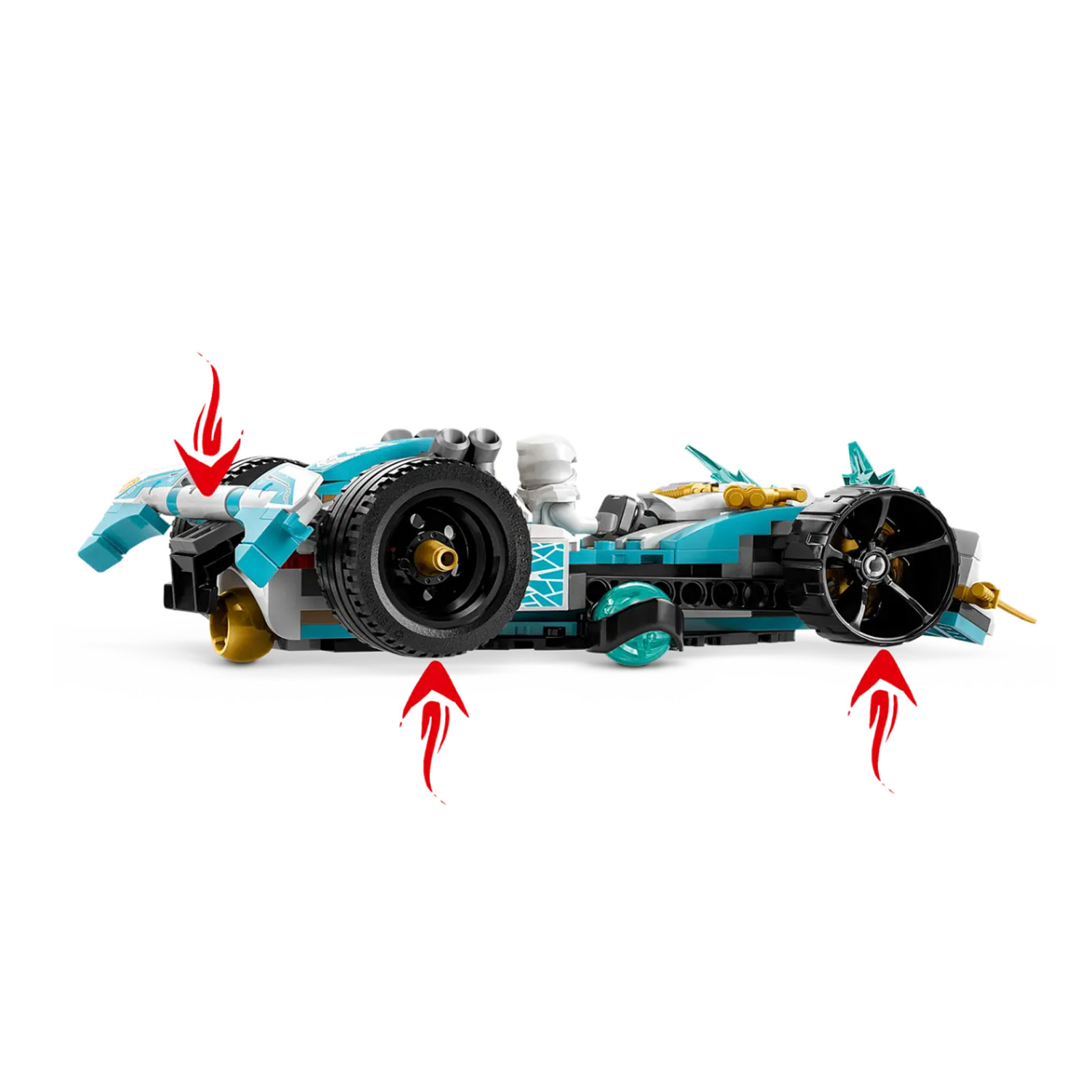 Lego Zanes Drachenpower-Spinjitzu-Rennwagen (71791)