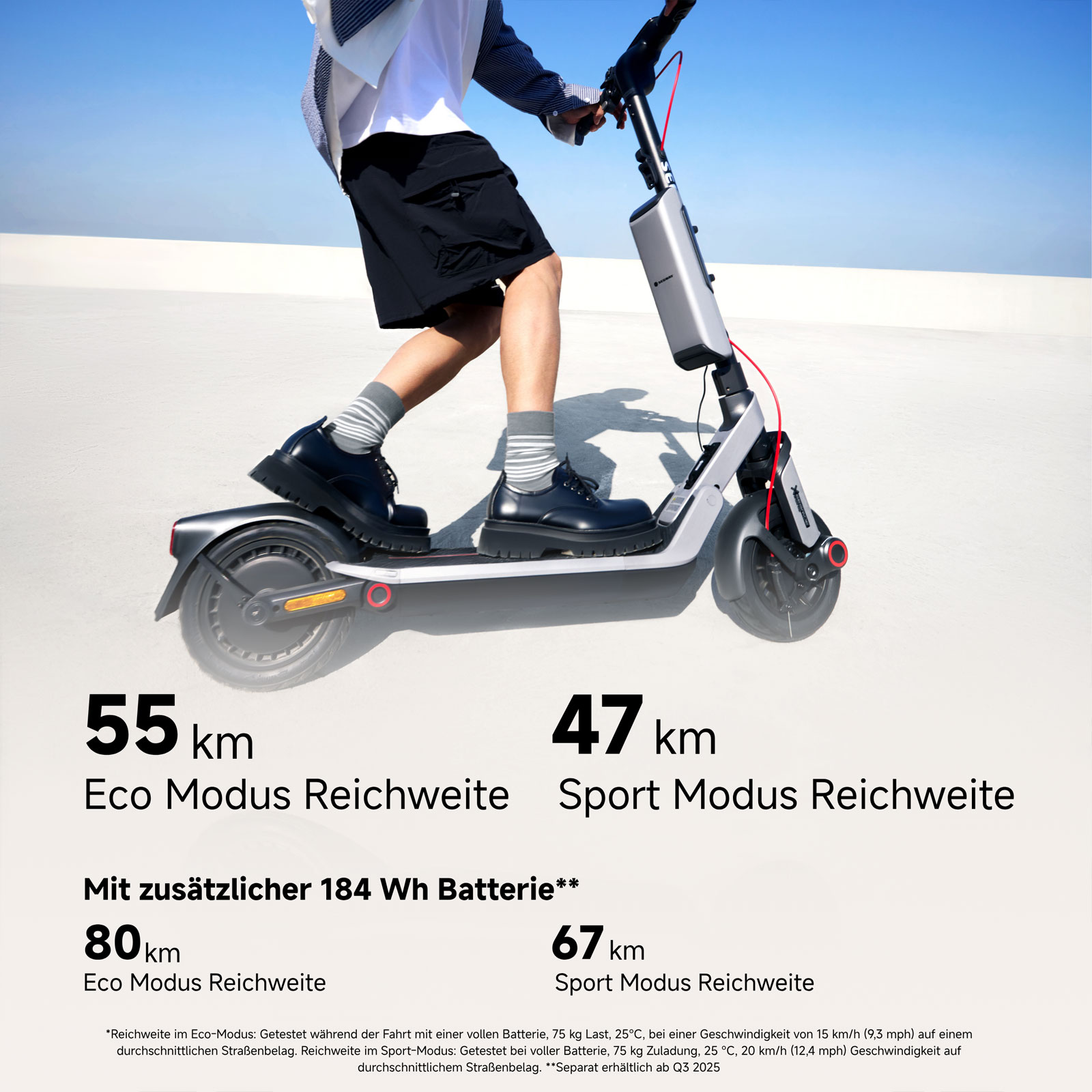 Segway eKickScooter Ninebot E3 Pro D E-Scooter