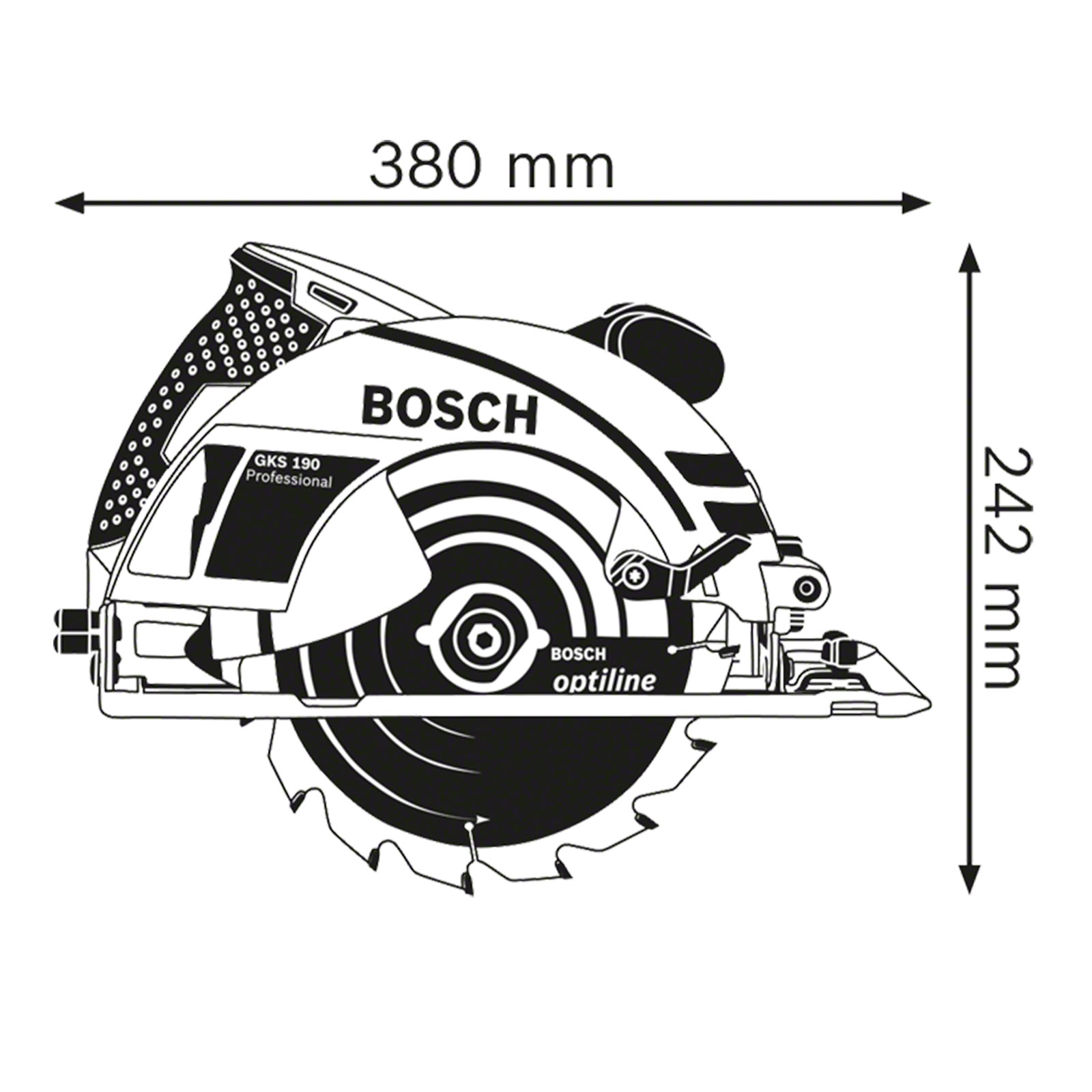 Bosch Professional GKS 190 Handkreissaege (elektrisch)