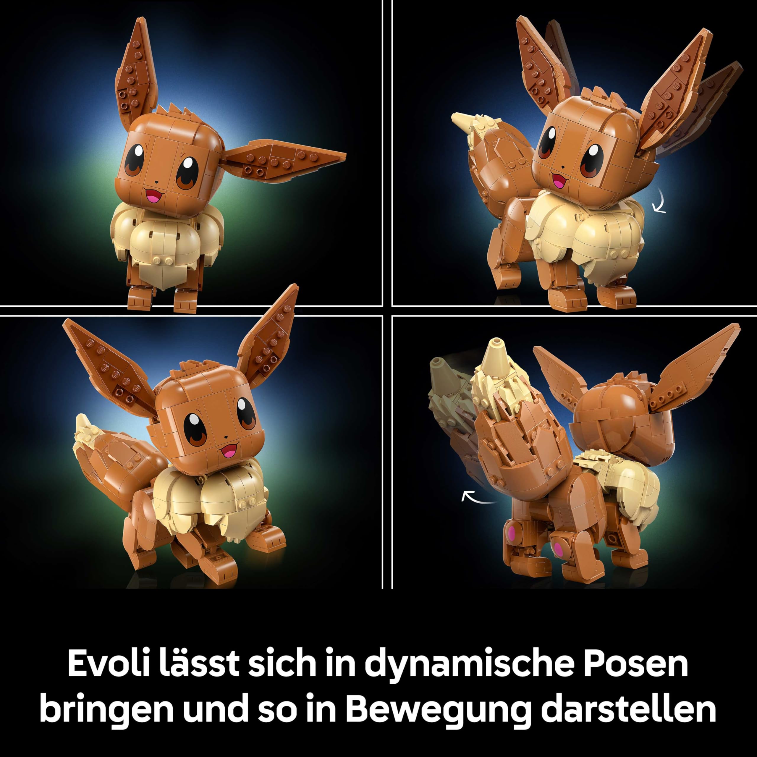 LEGO Pokémon Evoli Figur - Bauset für Erwachsene, 72151