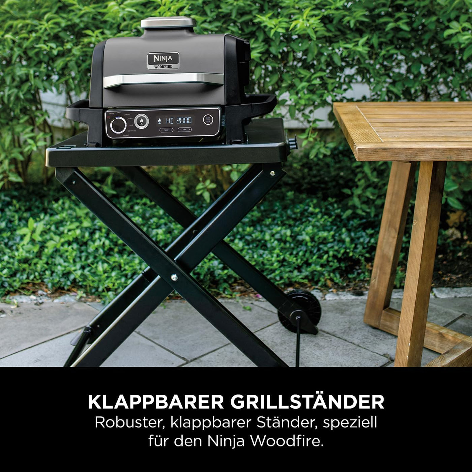 Ninja Woodfire Grillständer (kompatibel mit Ninja Woodfire OG701DE/EU)