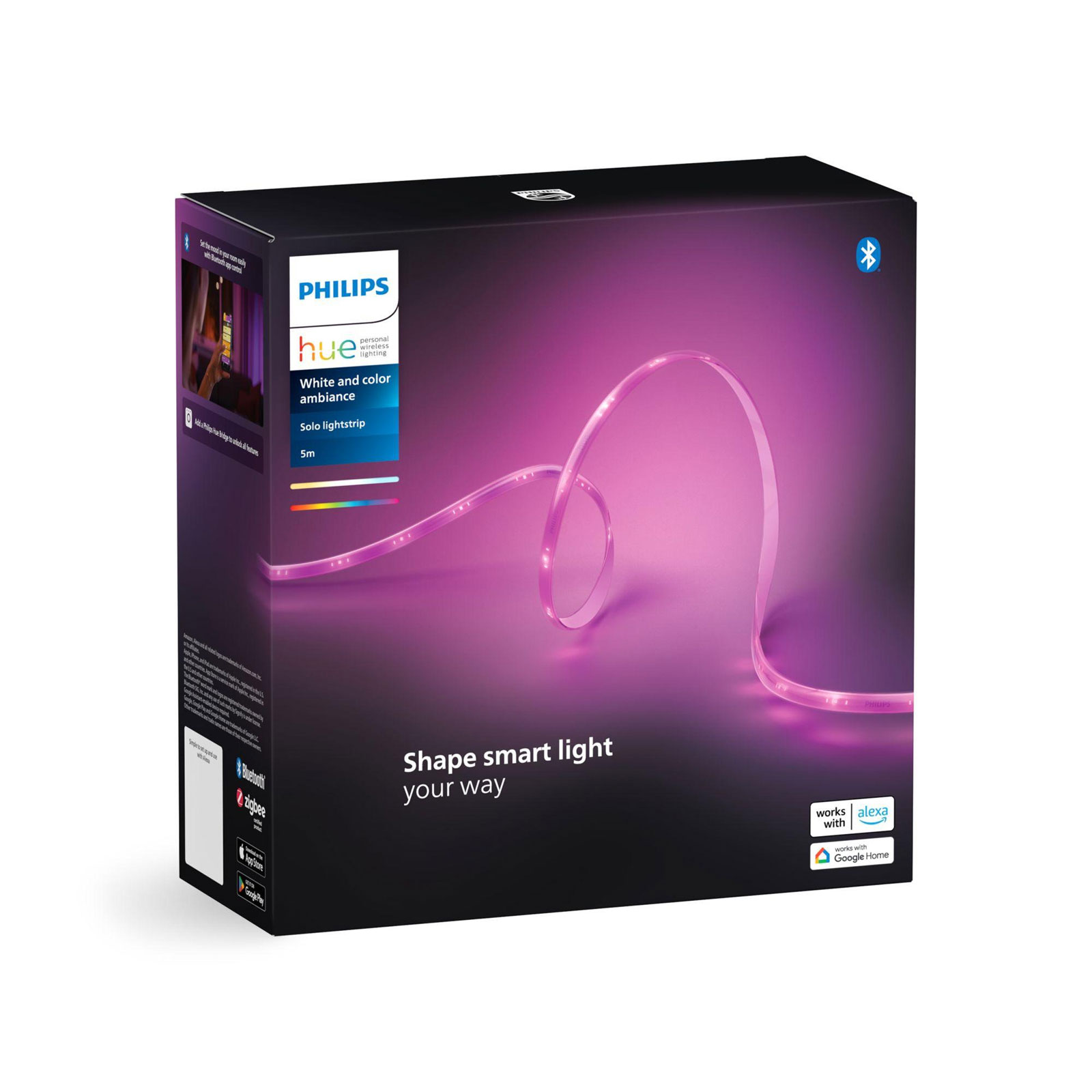 Philips Hue Lightstrip Solo 5m EU LED Lampe Philips Hue Lightstrip Solo 5m EU LED Lampe