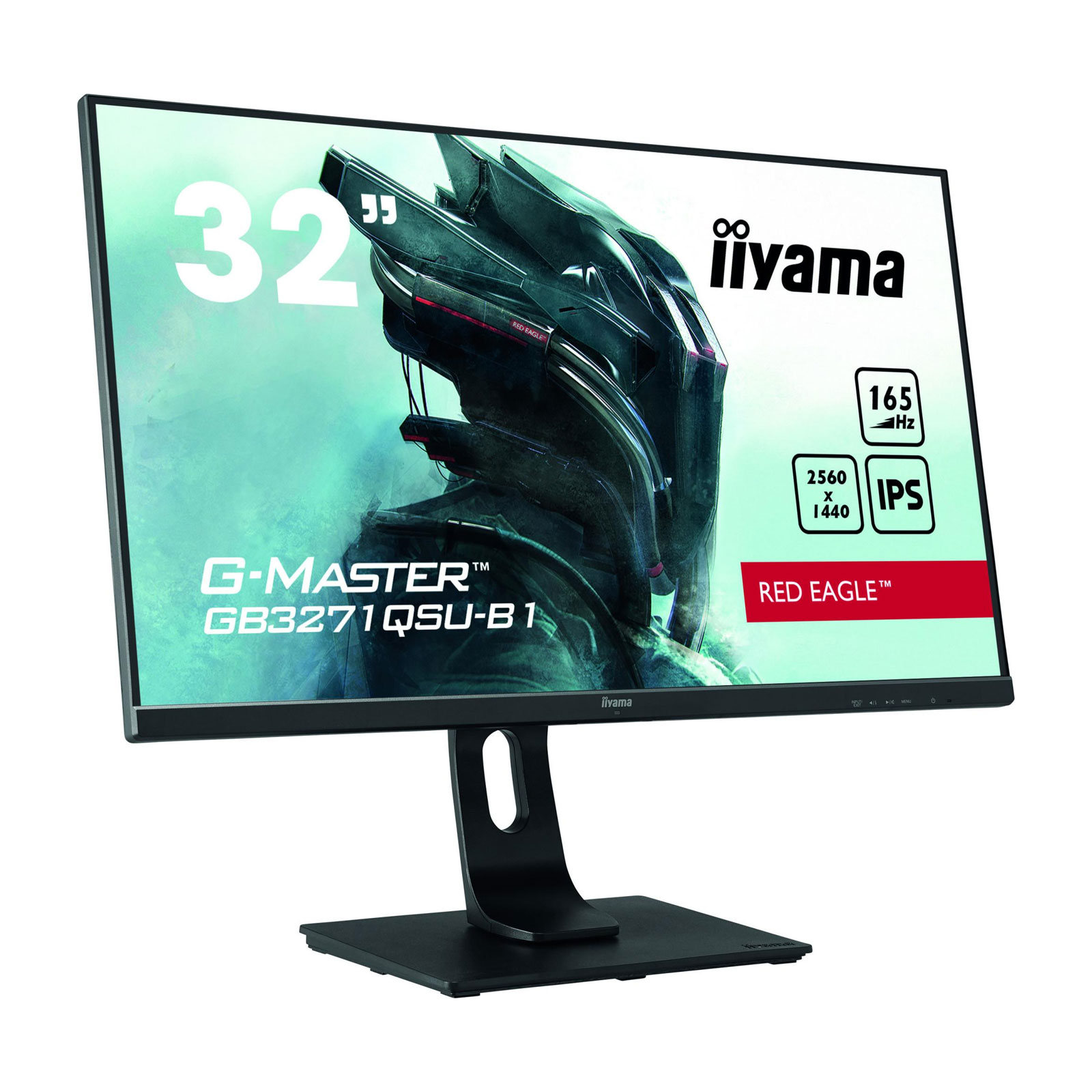 Iiyama G-Master GB3271QSU-B1 Monitor 31,5 Zoll WQHD, 165Hz, 1ms