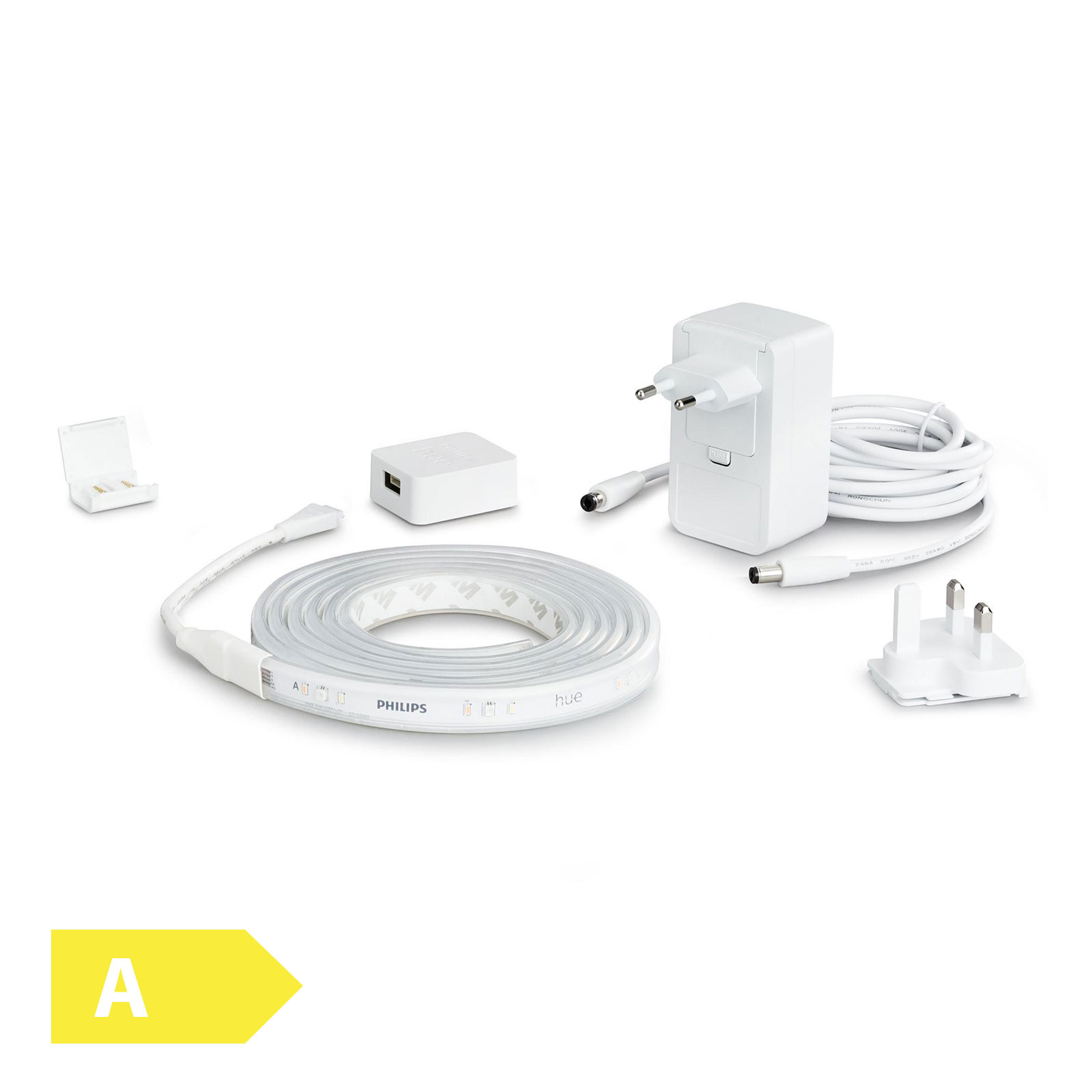 Philips Hue White &; Color Ambiance Lightstrip Plus BasisSet V4 2m (App-Steuerung, Bluetooth)