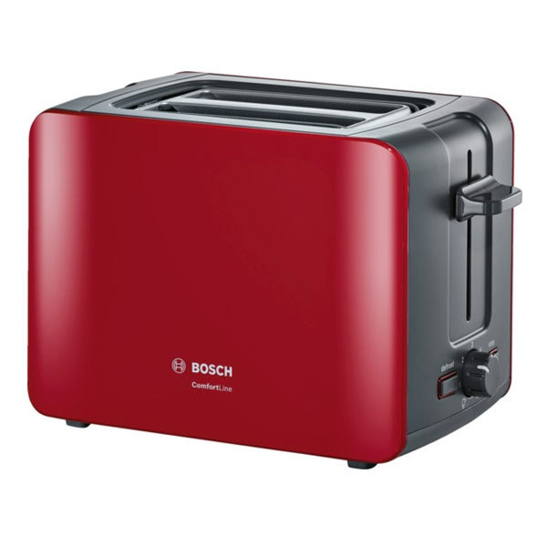 Bosch TAT6A111 ComfortLine Toaster Kompakt Brotzentrierung