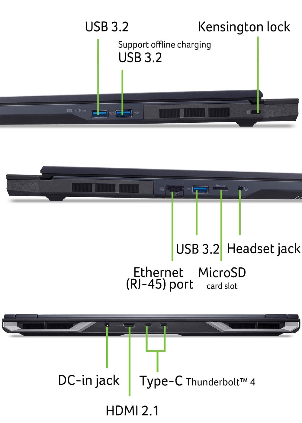 Acer Predator Helios Neo 18 AI (PHN18-72-94G6) Gaming Laptop