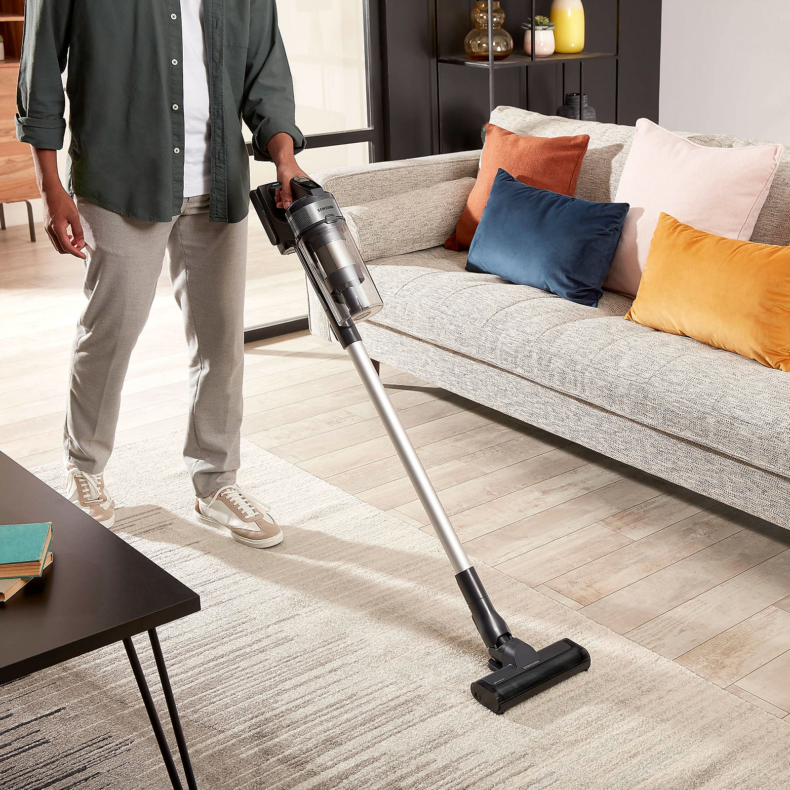 Samsung VS15A60BGR5 Jet 65 PetPRO Akku-Handstaubsauger mit Stiel