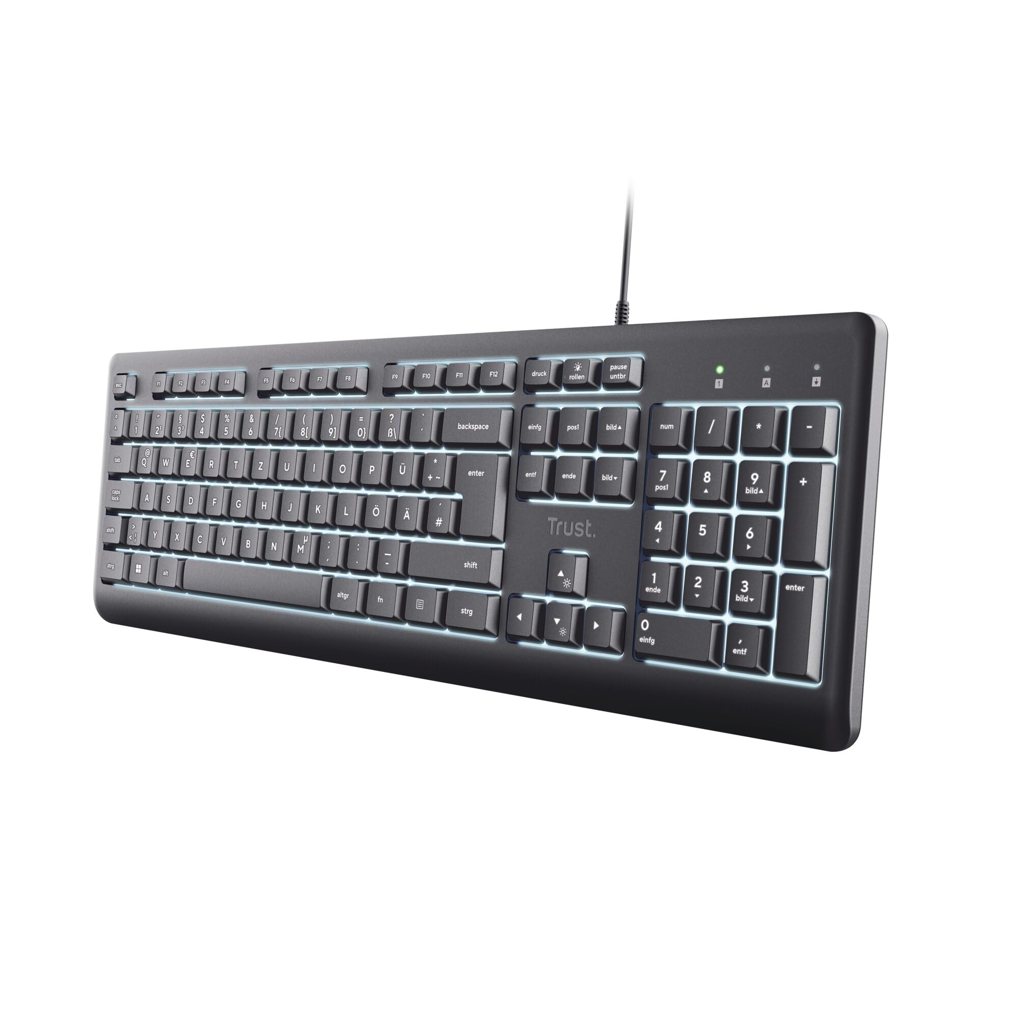 Trust Primo Beleuchtete PC Tastatur
