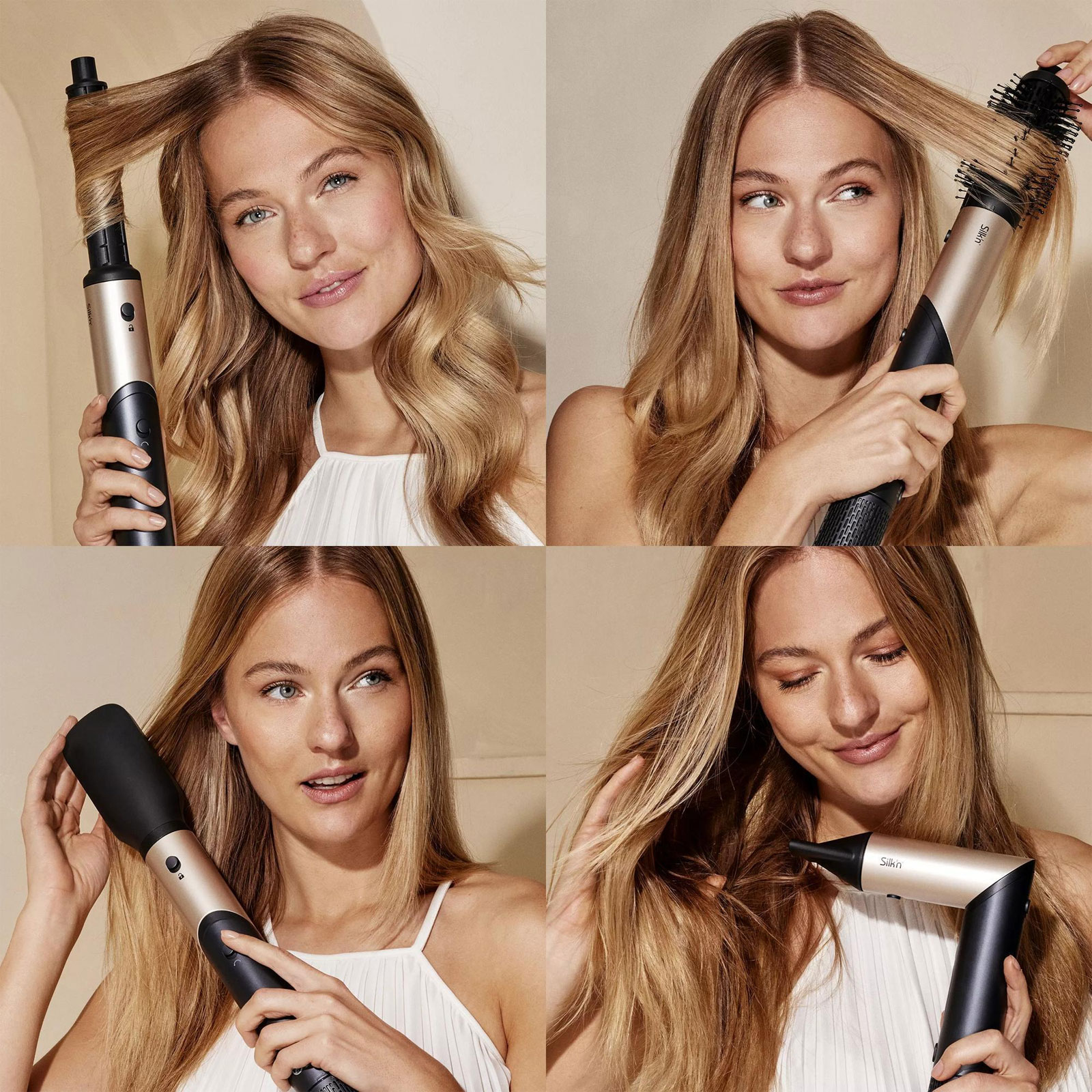 Silk´n SIF5PE1001 Silky Air Flex Multihairstyler 5-in-1 AutoWrap AutoCurler Haartrockner Haarstyler