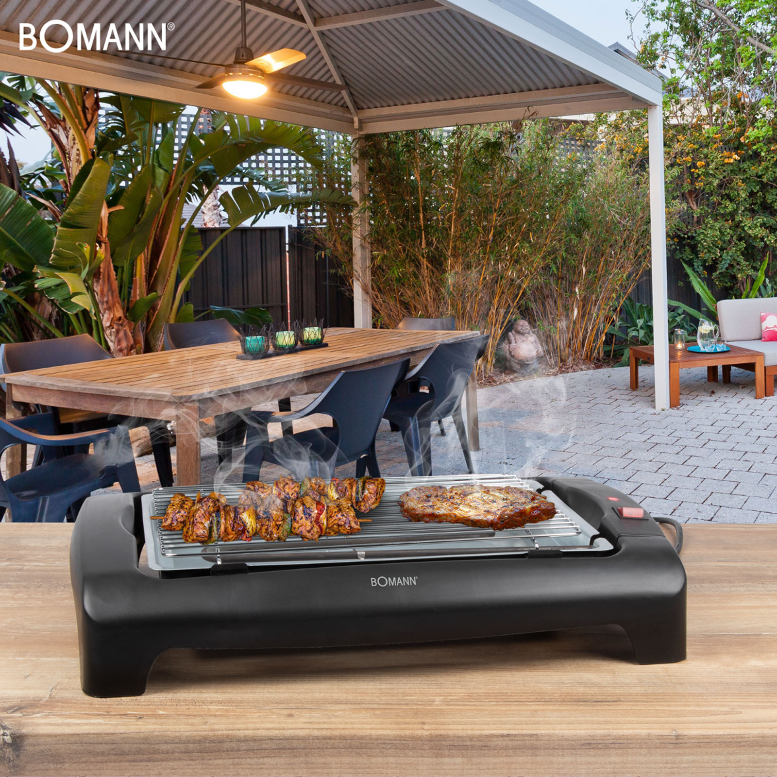 BOM BQ 1240 CB TISCHGRILL