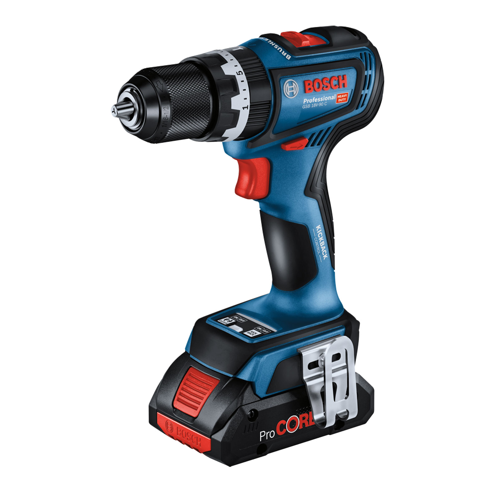 Bosch Professional PB_ON GSB 18V-90 C 2x4,0Ah, L-BOXX