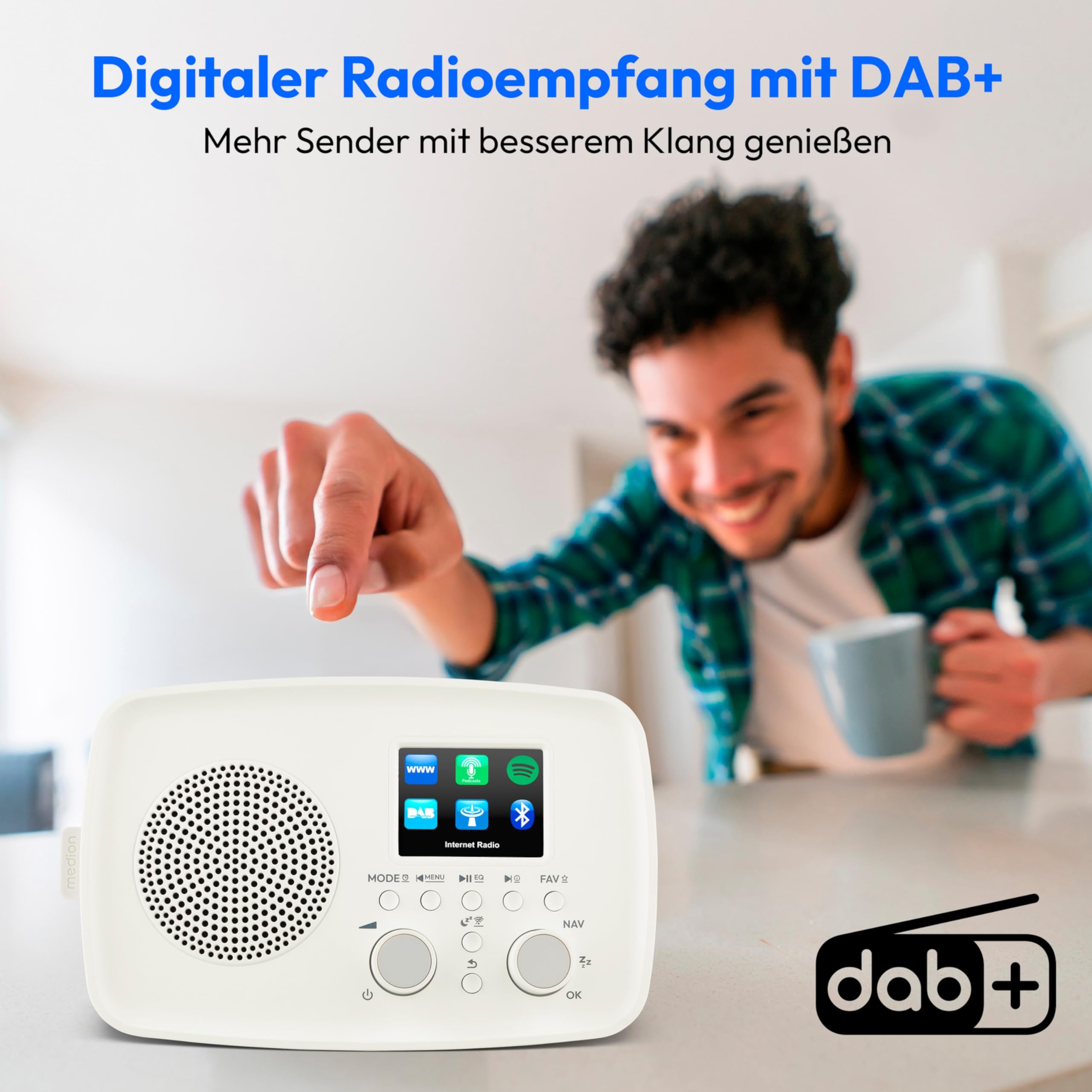 MEDION Internetradio mit DAB+ Life IRE-1
