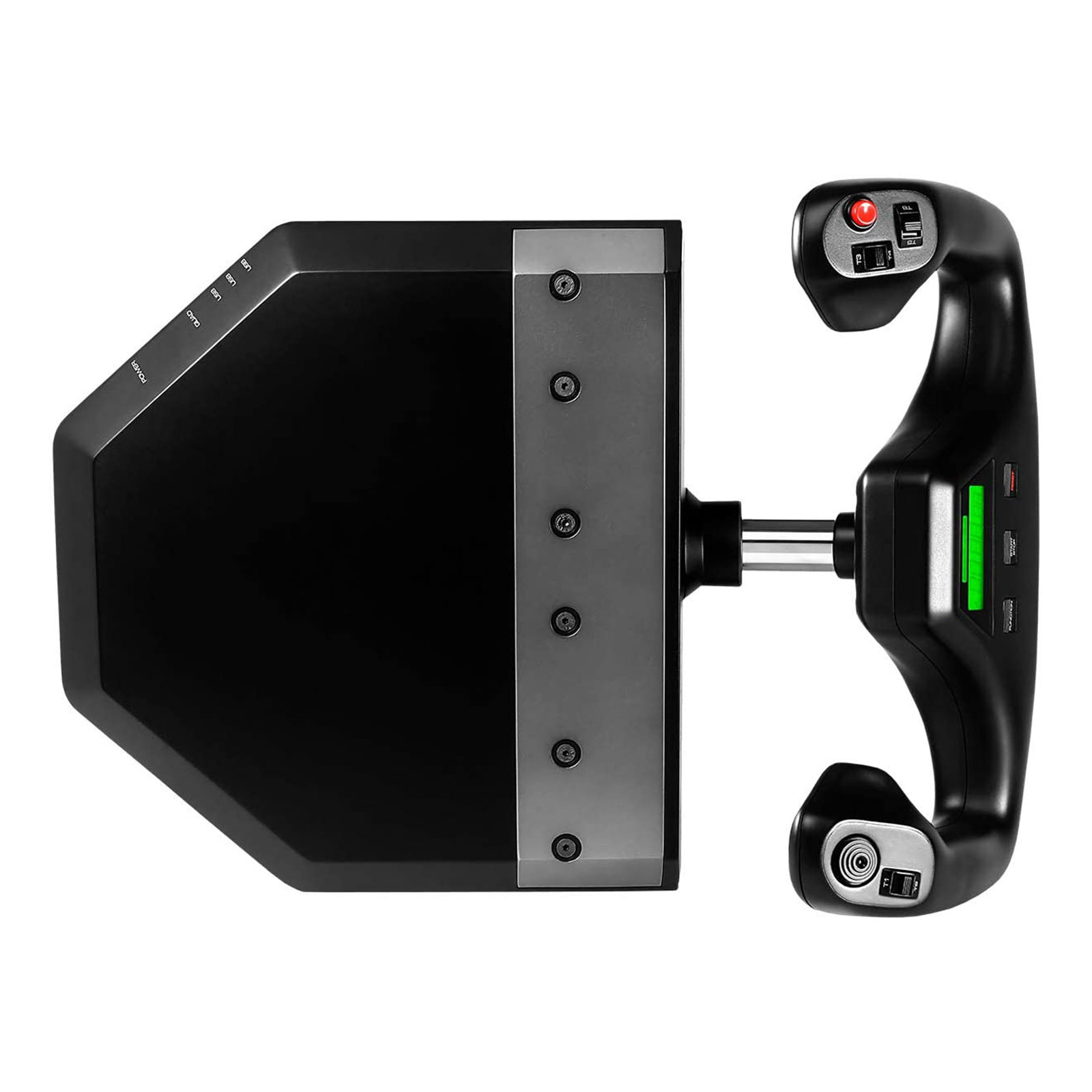 Saitek Pro Flight Yoke System Joystick Controller Steuerknüppel Schubregler