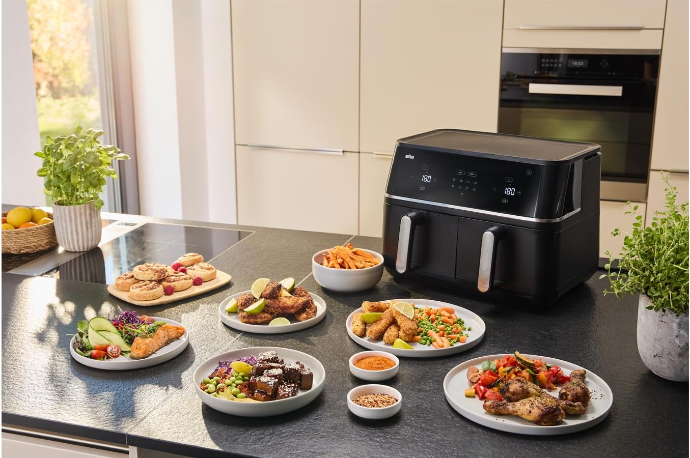 Braun TwinCook 5 TD5030IBK, Heißluftfritteuse Braun TwinCook 5 TD5030IBK, Heißluftfritteuse