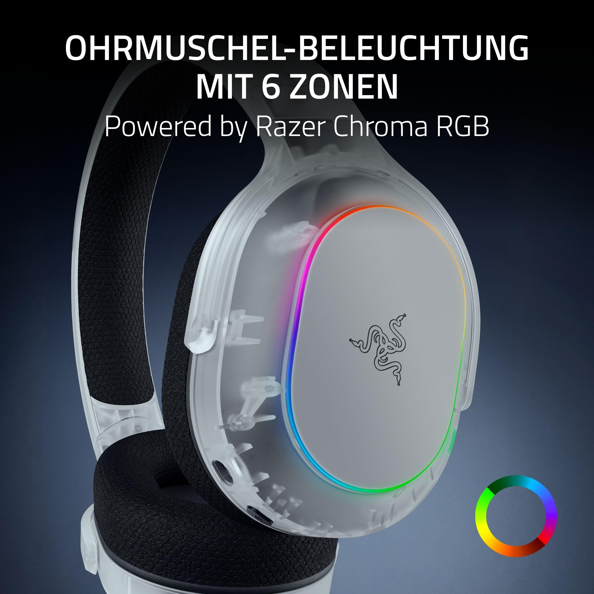 Razer Barracuda X Chroma Phantom White - Kabelloses Gaming-Headset
