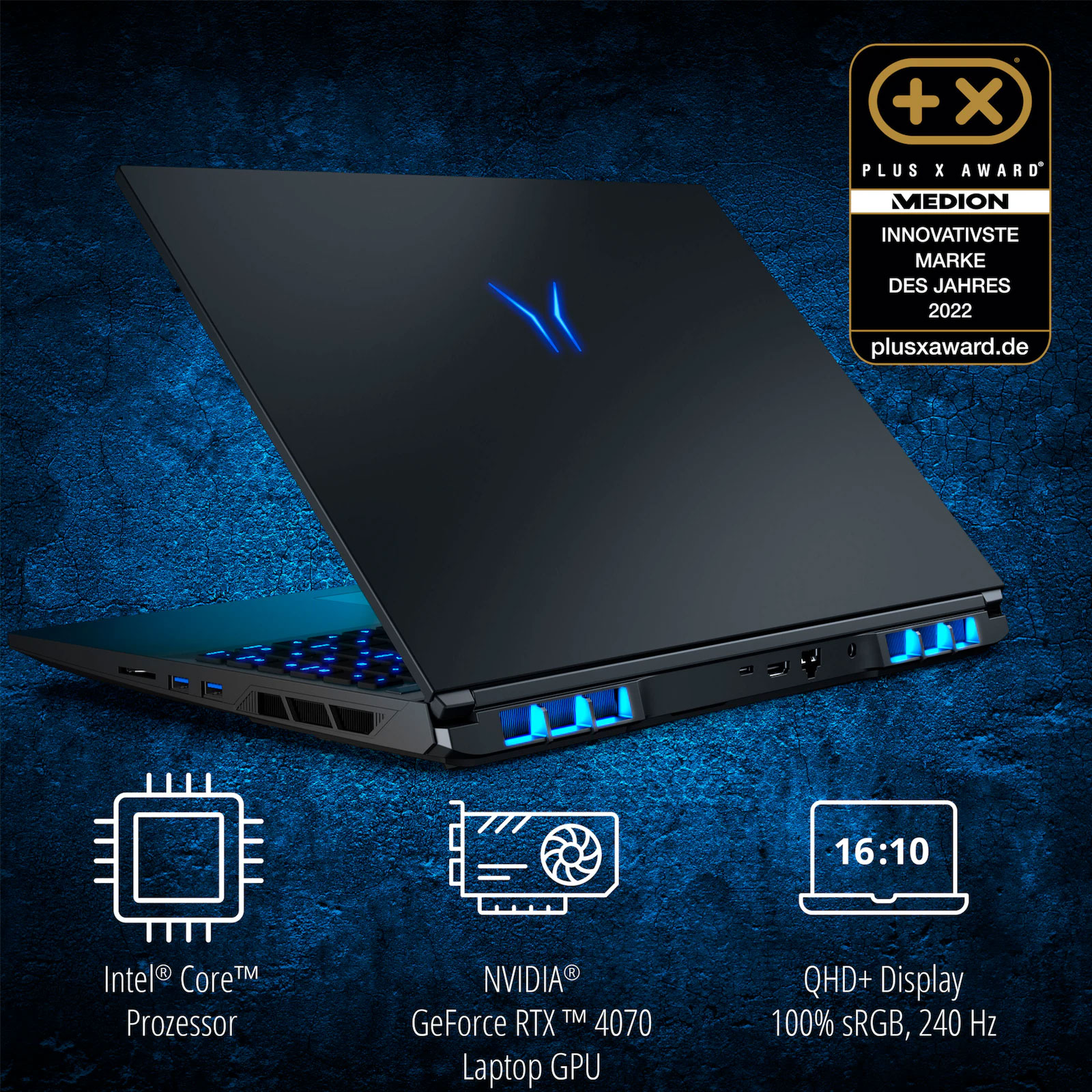 ERAZER Gaming-Notebook Major X20